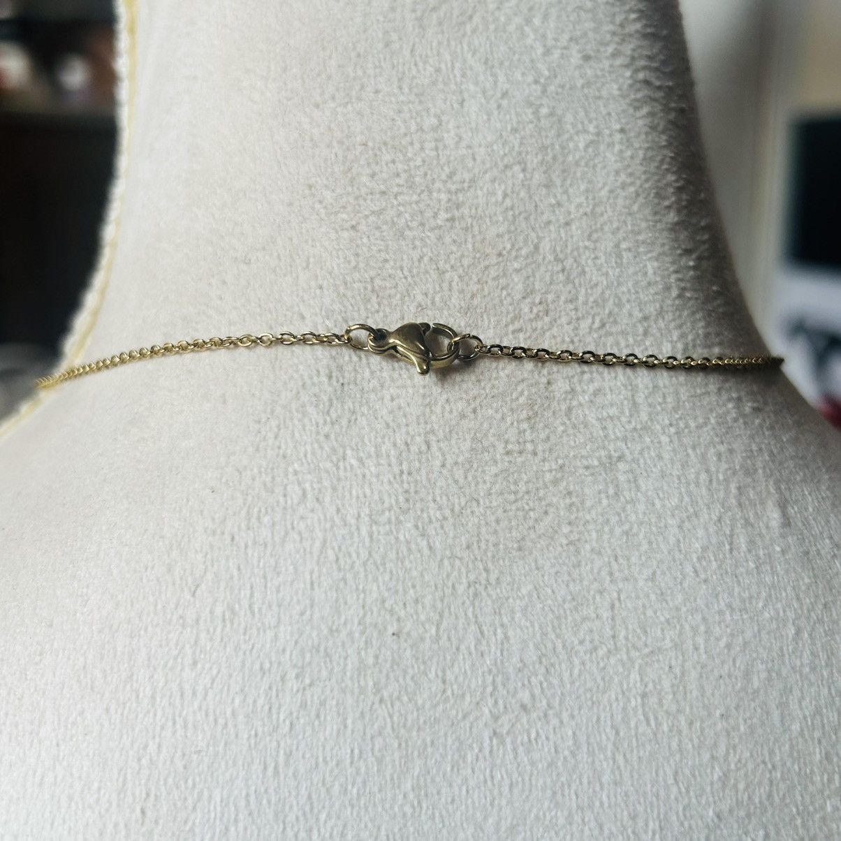 Handmade Handcrafted vintage repurpose faceted marquis necklace Size ONE SIZE - 4 Thumbnail