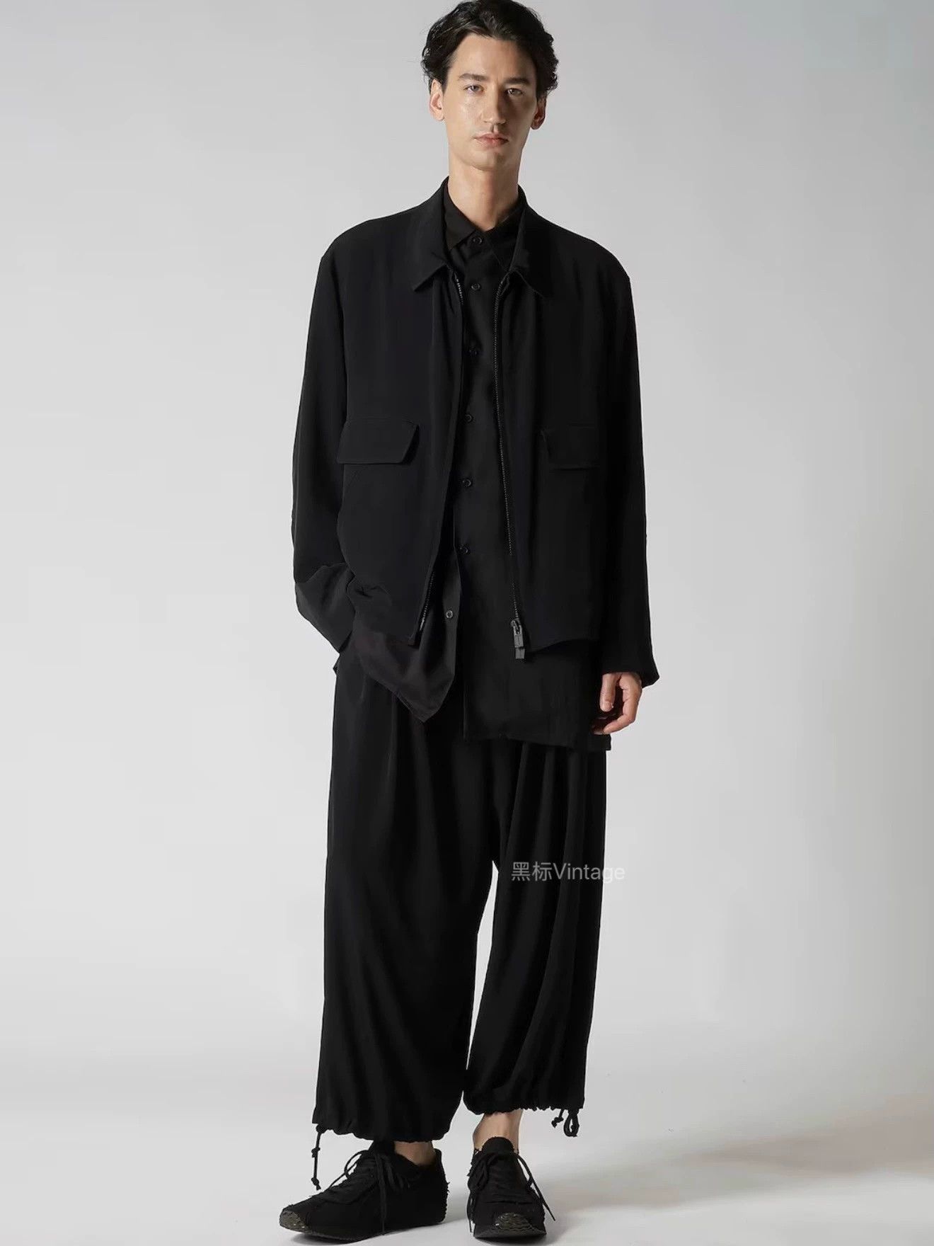 Yohji Yamamoto Yohji Yamamoto 22AW Vtg Army Gaba Balloon Pants Men 9/10 Size US 34 / EU 50 - 2 Thumbnail