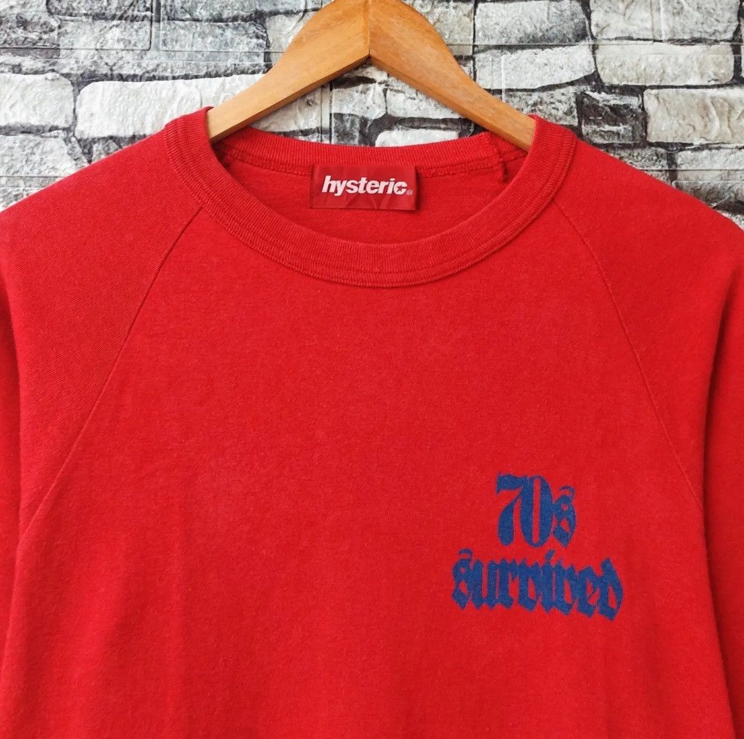 Hysteric Glamour Vtg 90's Hysteric Glamour Old Bones Fish Long Sleeve Shirt Size US M / EU 48-50 / 2 - 6 Thumbnail
