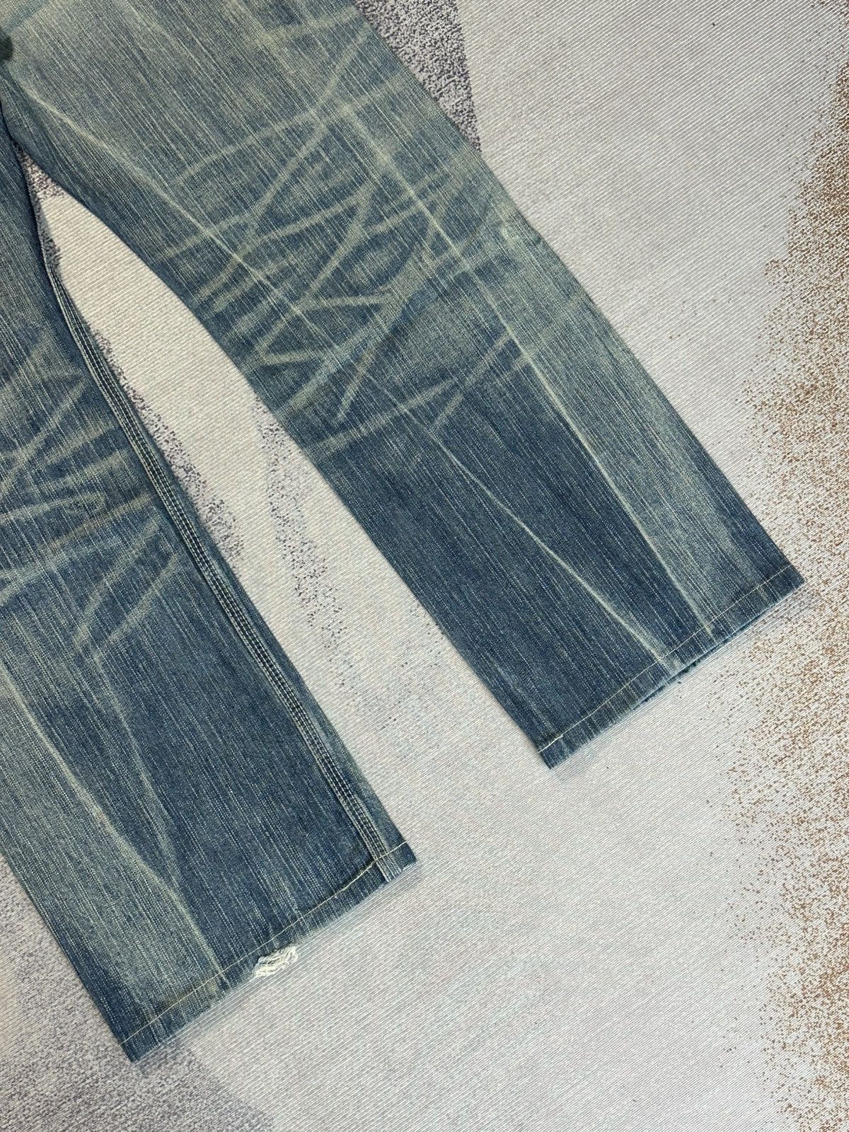 Undercover × Uniqlo Edwin 424XVS Flare Washed Denim Size US 32 / EU 48 - 12 Thumbnail