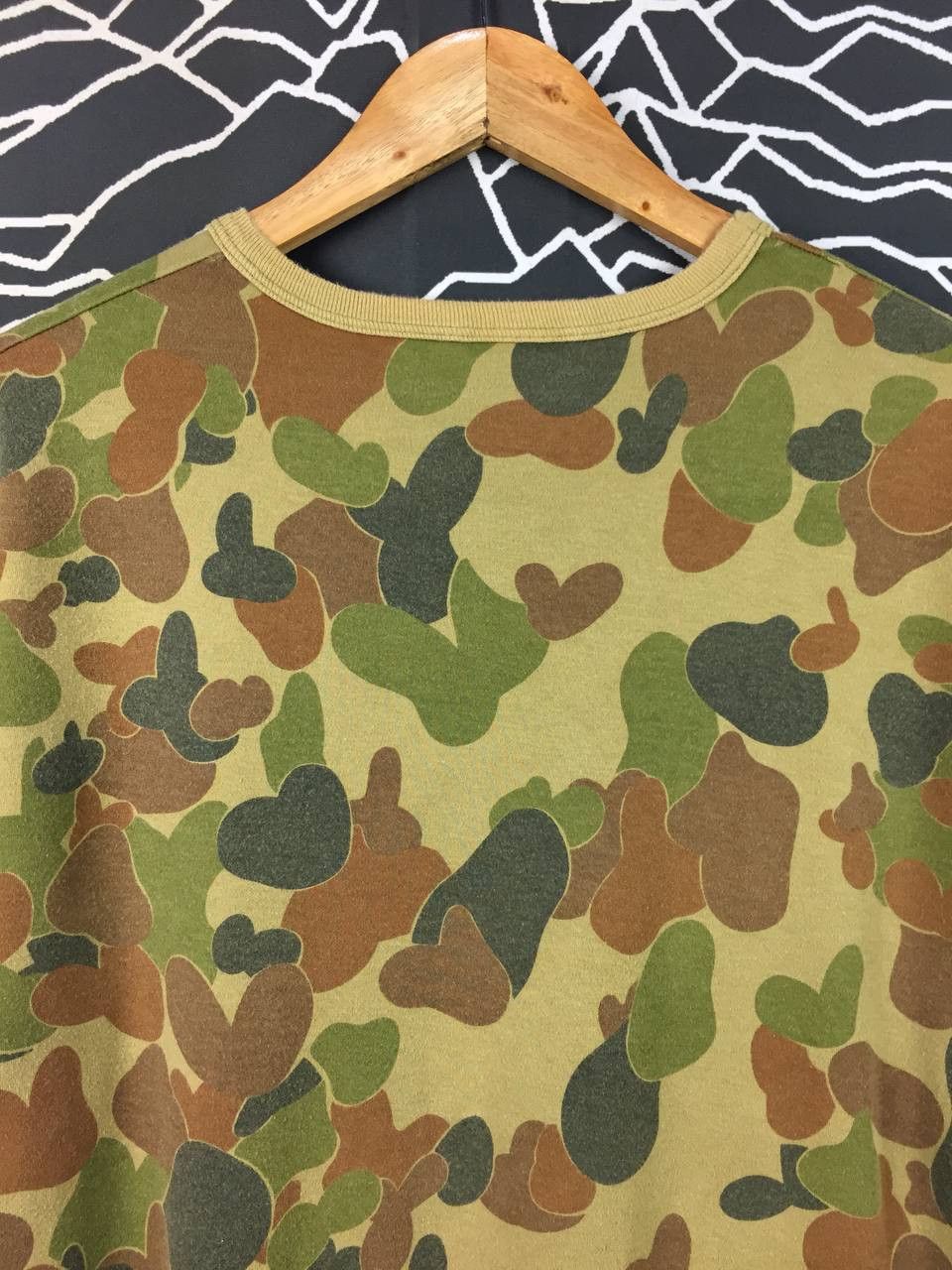 Vintage Vtg Australian Military DPCU Auscam Camouflage Tee Size US XL / EU 56 / 4 - 8 Thumbnail