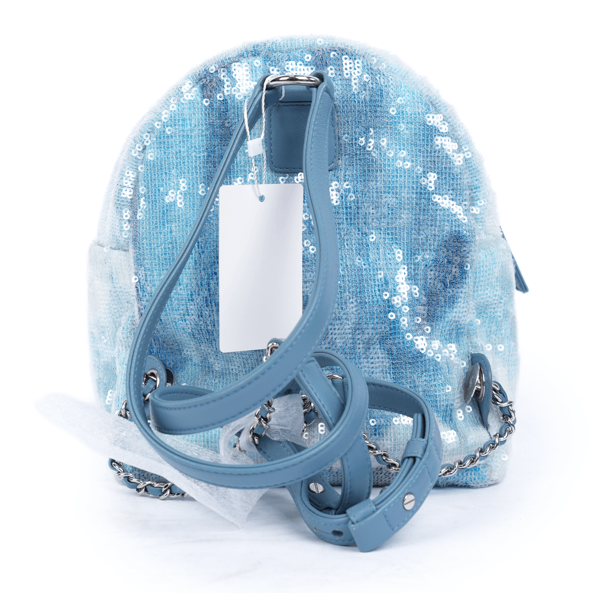 Chanel CHANEL BLUE 2018 SEQUIN WATERFALL TINY BACKPACK Size ONE SIZE - 2 Thumbnail