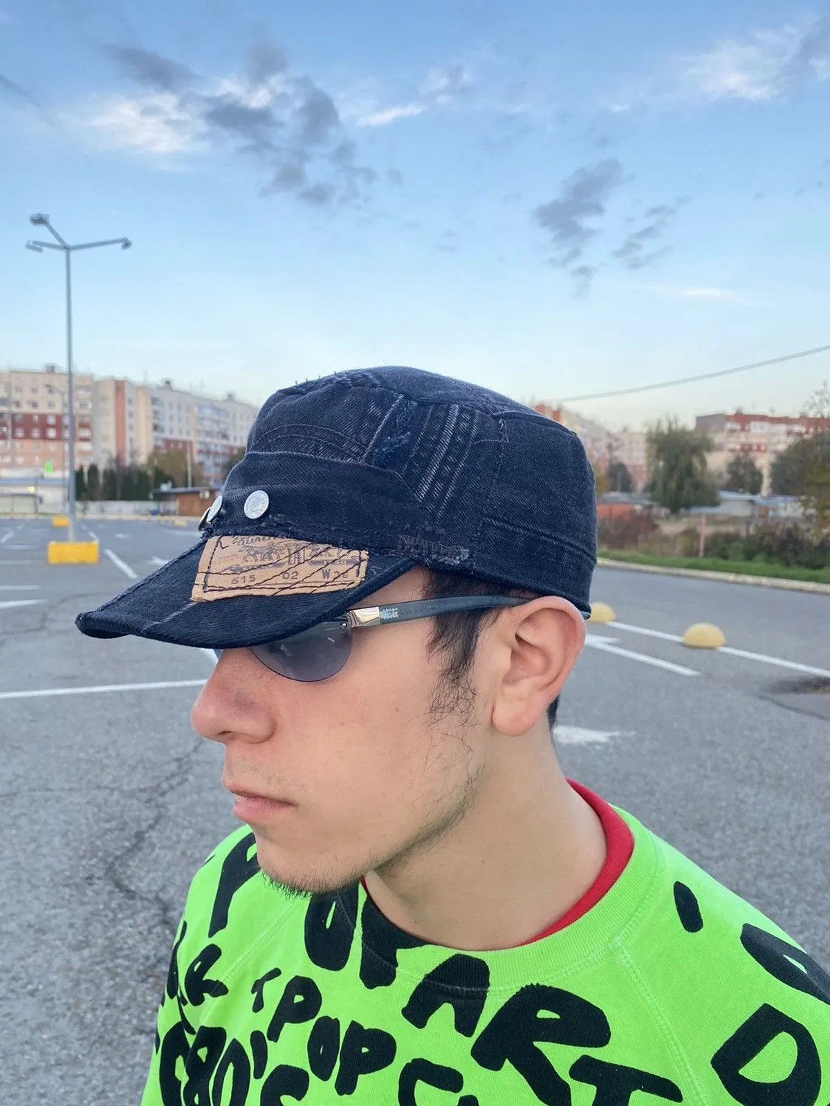 Hysteric Glamour Patchwork reworked Levi’s hat cap hystericglamour style Size ONE SIZE - 2 Thumbnail