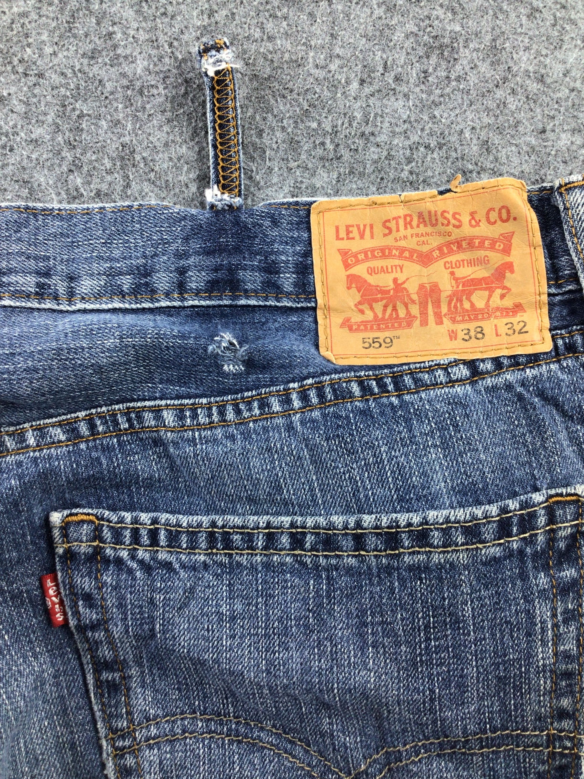 Levi's Vintage Levis 559 Jeans -J821 Size US 40 / EU 56 - 5 Thumbnail