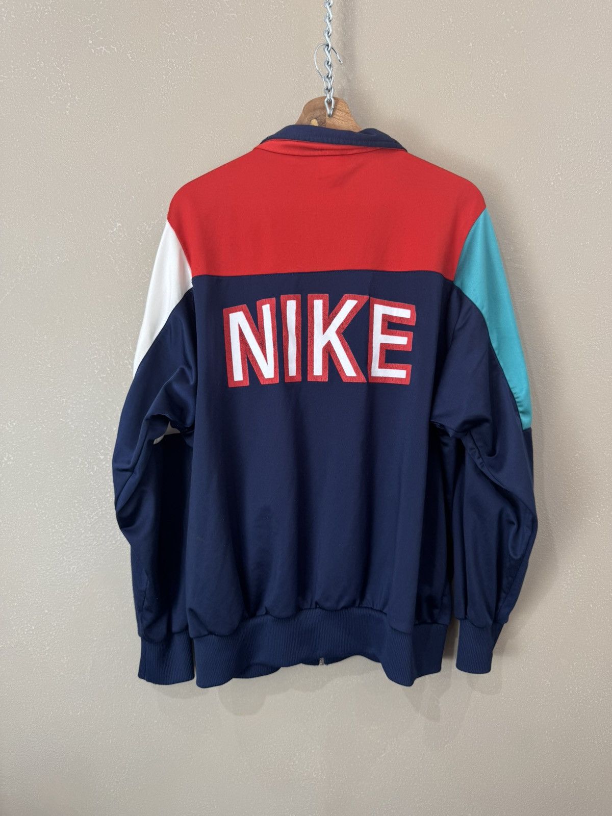 Nike Vintage 90s Nike track jacket usa swag drip y2k boxy retro Size US S / EU 44-46 / 1 - 1 Thumbnail