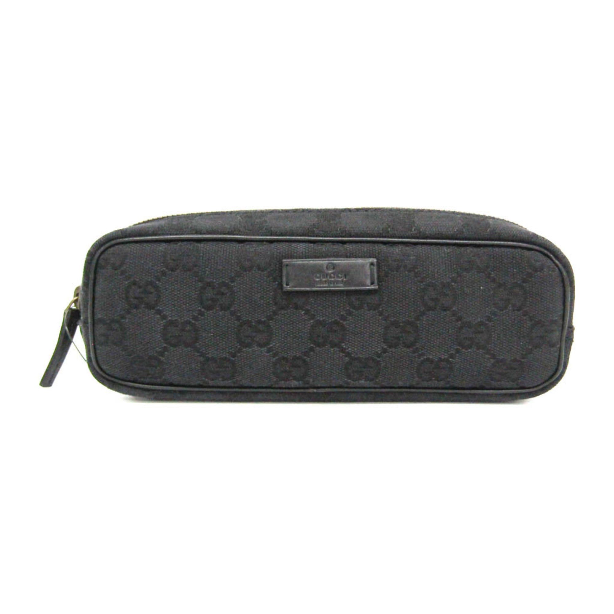Gucci Gucci GG Canvas Pen Case (Black) 106648 Size ONE SIZE - 1 Thumbnail