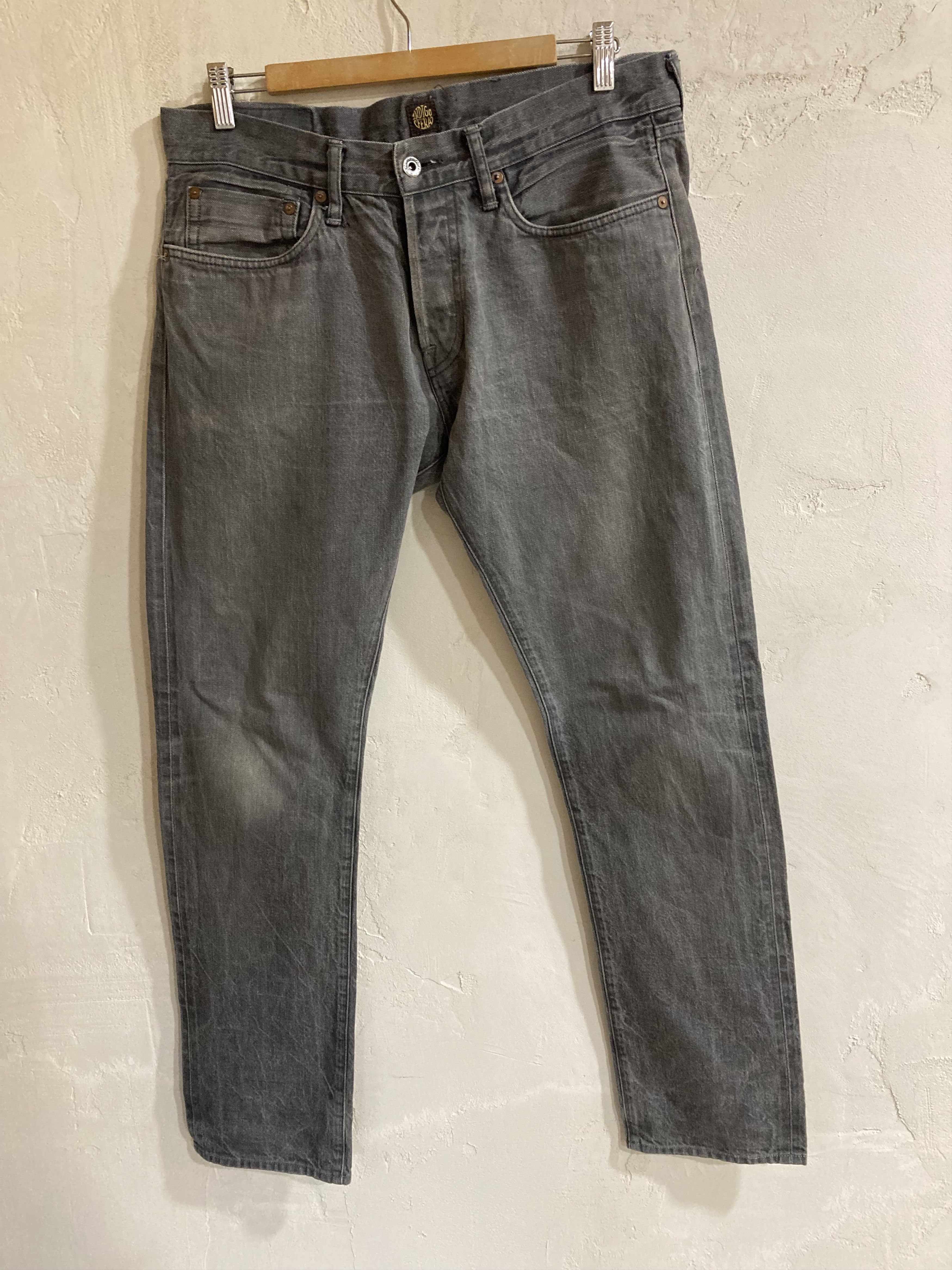 Indigofera Indigofera Ray Jeans Gray Selvedge Denim Size US 34 / EU 50 - 2 Thumbnail
