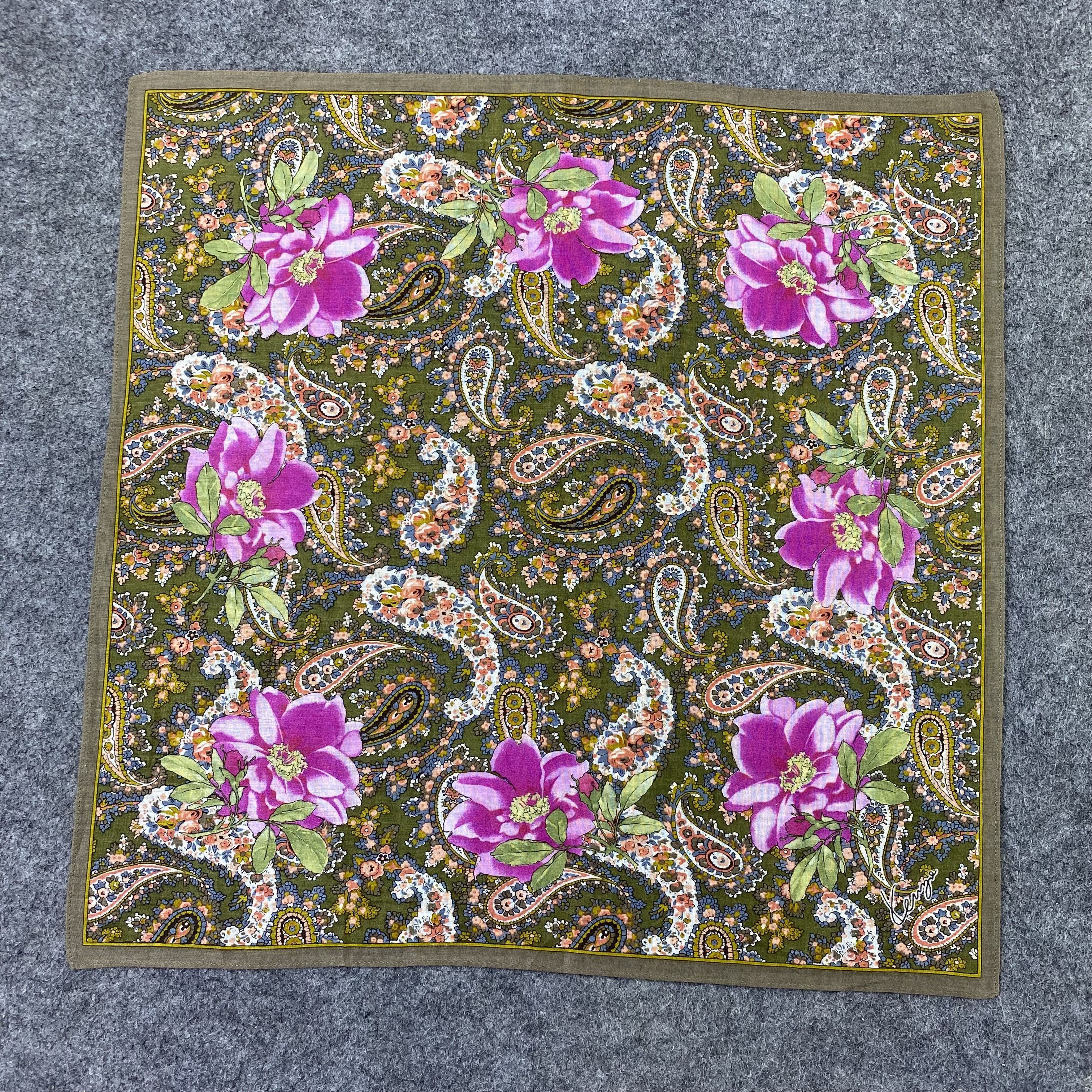 Kenzo Kenzo Handkerchief Neckerchief Bandana-B1823 Size ONE SIZE - 3 Thumbnail