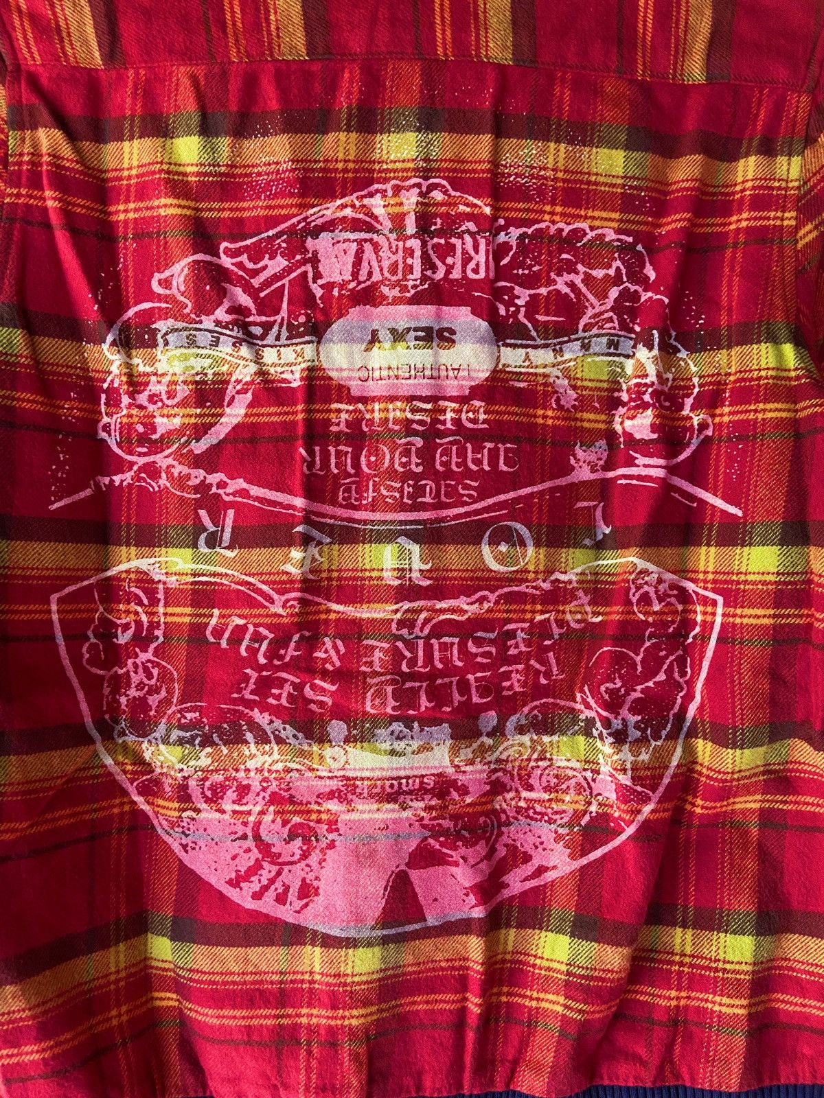 If Six Was Nine AUTHENTIC SEXY JAPANESE PLAID BUTTON DOWN SHIRT Size US S / EU 44-46 / 1 - 16 Thumbnail