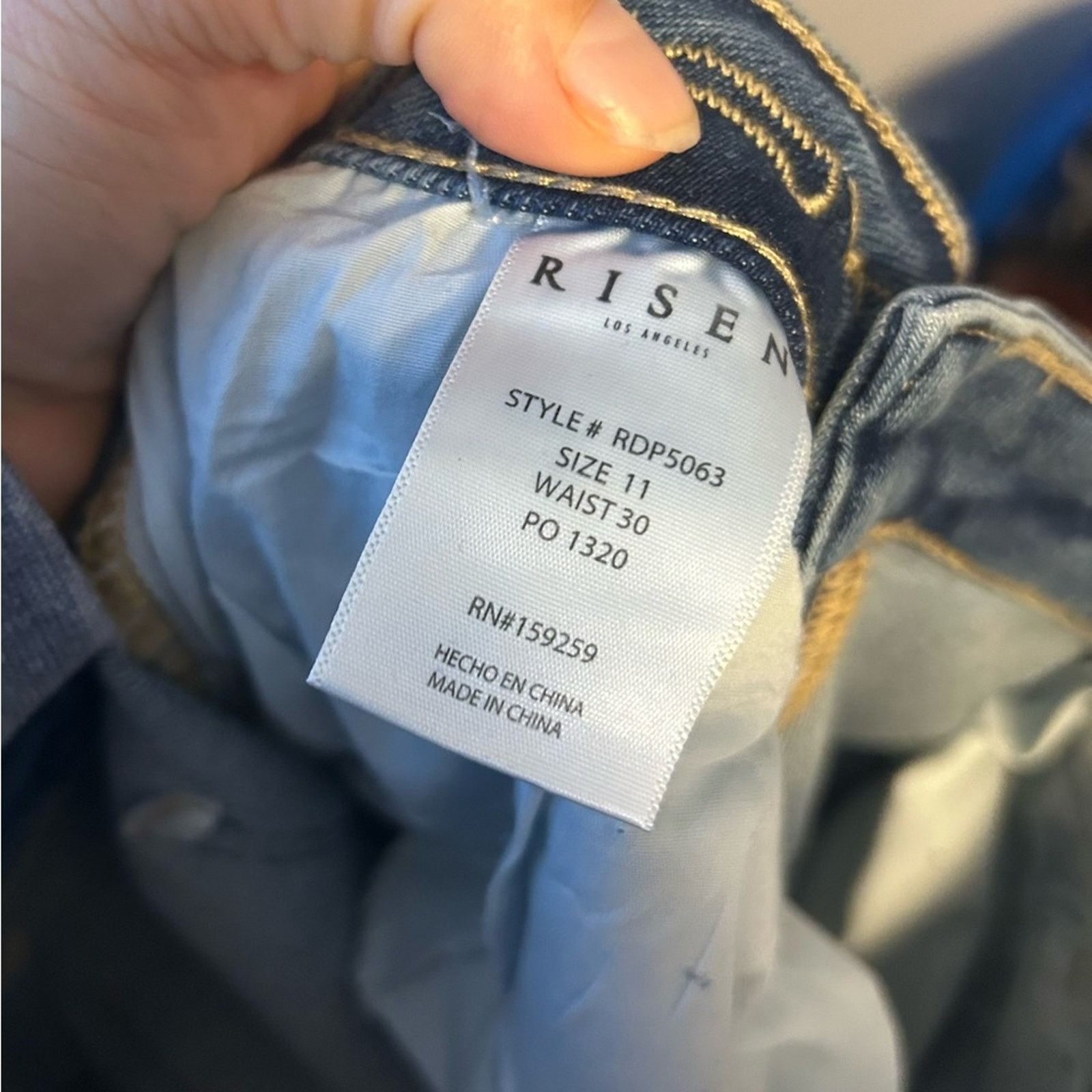 Other Risen Boyfriend Crossover Distressed Jeans Size 30" / US 8 / IT 44 - 4 Thumbnail
