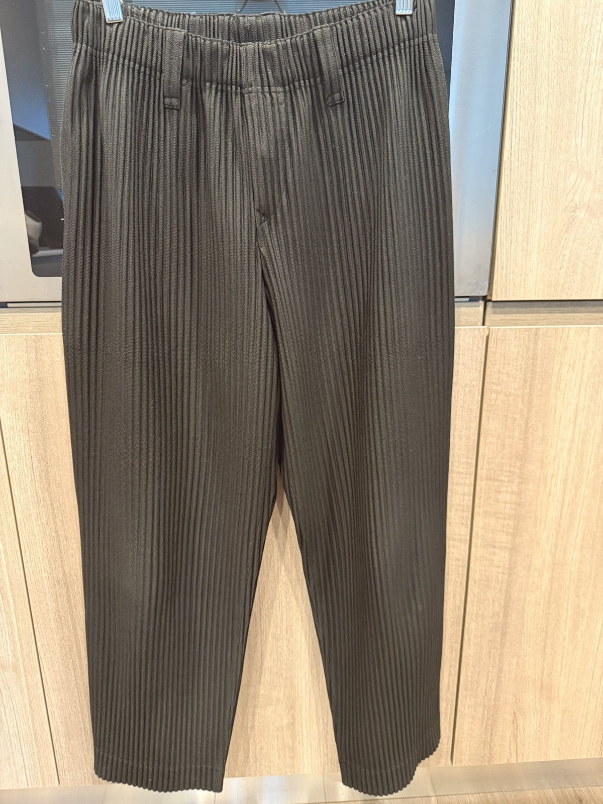 homme plisse パンツJF150 3 Basics Pleated Trouser Navy JF150-75 – NOMAD