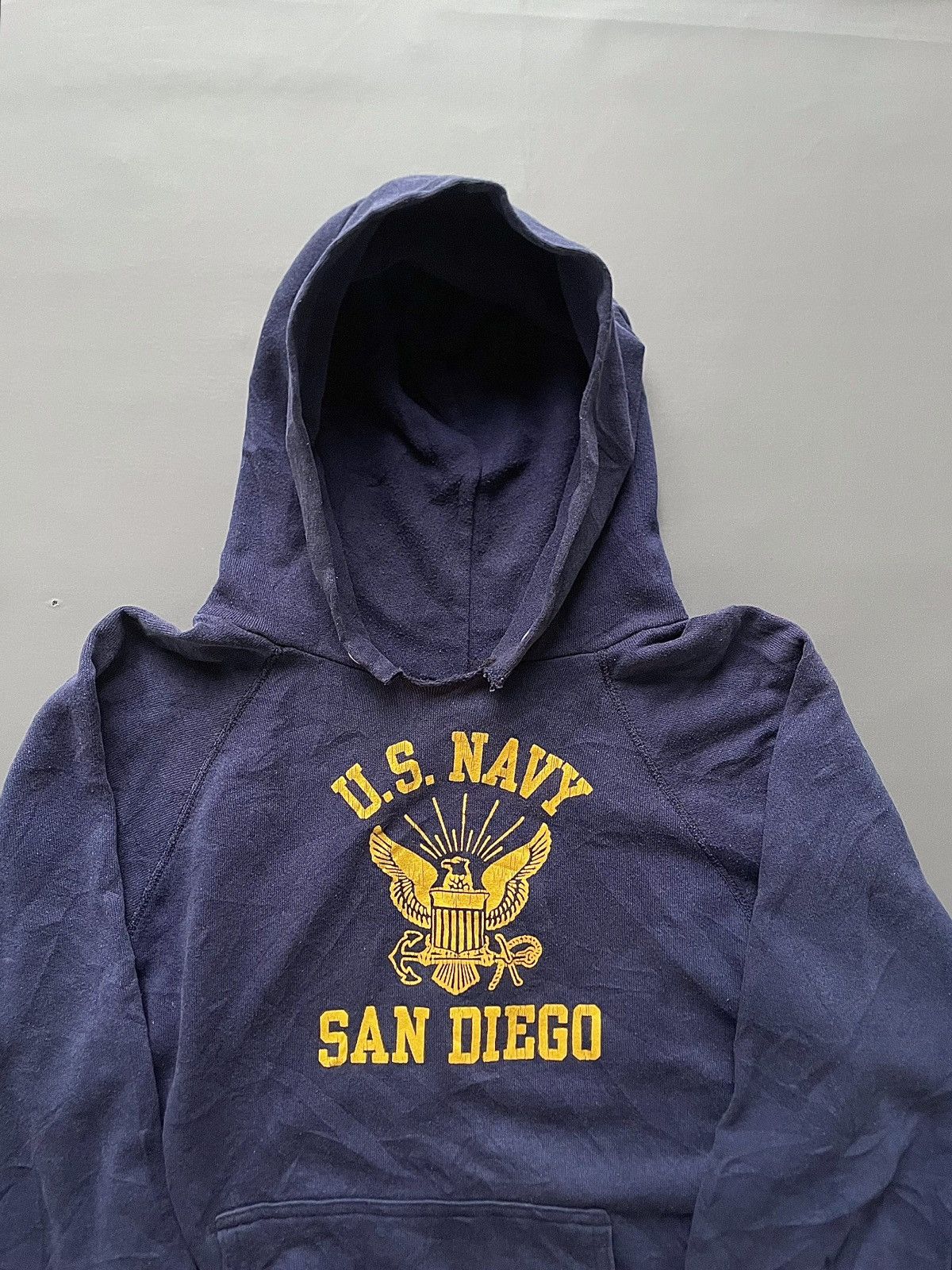 Vintage Vtg 80's US Navy Military Hoodie N1 Deck Jacket Us Army Size US M / EU 48-50 / 2 - 3 Thumbnail