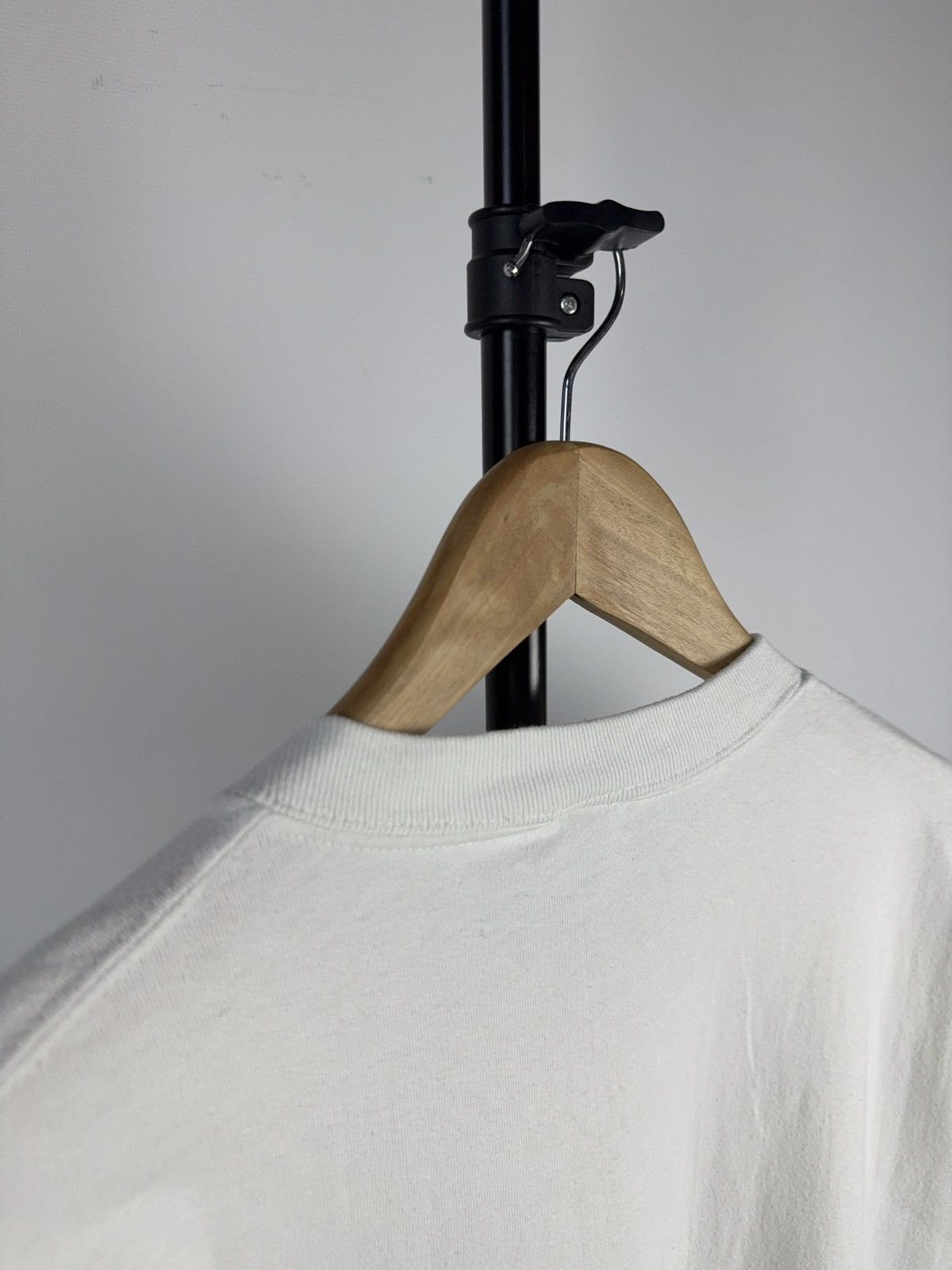 Japanese Brand × Vintage Vintage 80s Japanese Style Faded Blank Tee shirt Y2K rare Size US L / EU 52-54 / 3 - 8 Thumbnail