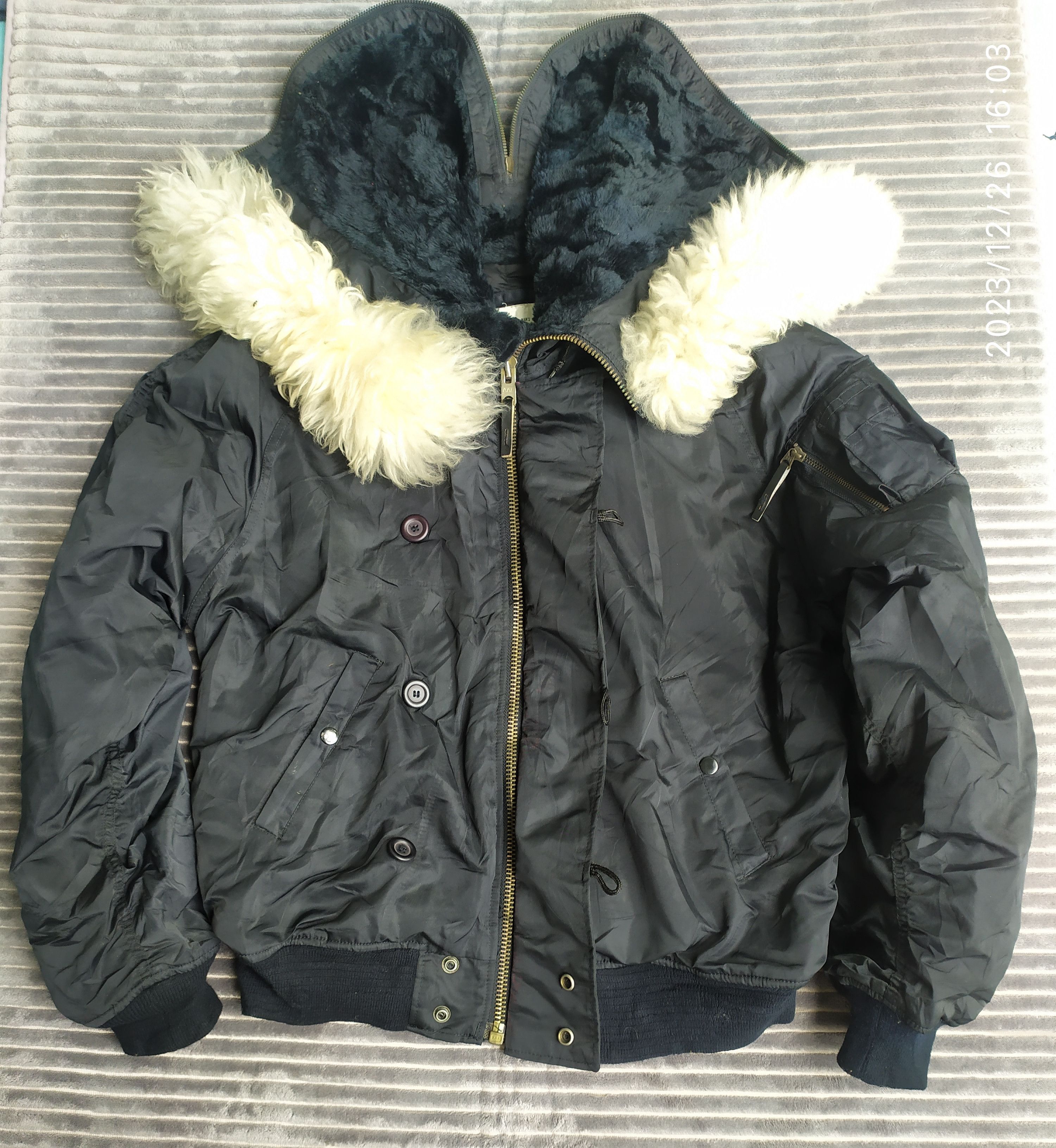 If Six Was Nine × Japanese Brand × Le Grande Bleu (L.G.B.) Flying Man’s Heavy Jacket Fur Hooded Ifsixwasnine Lgb Size US M / EU 48-50 / 2 - 2 Thumbnail