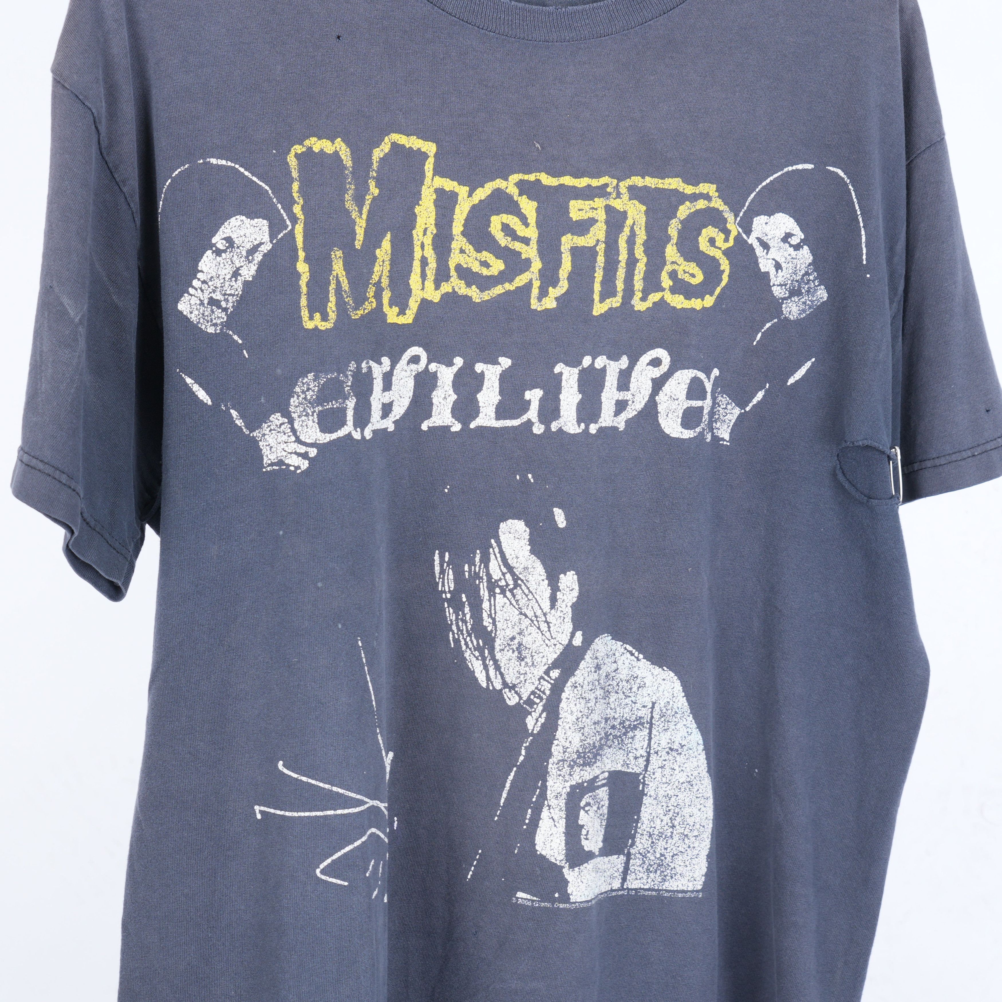Vintage FADED MISFITS TEE Size US L / EU 52-54 / 3 - 3 Thumbnail