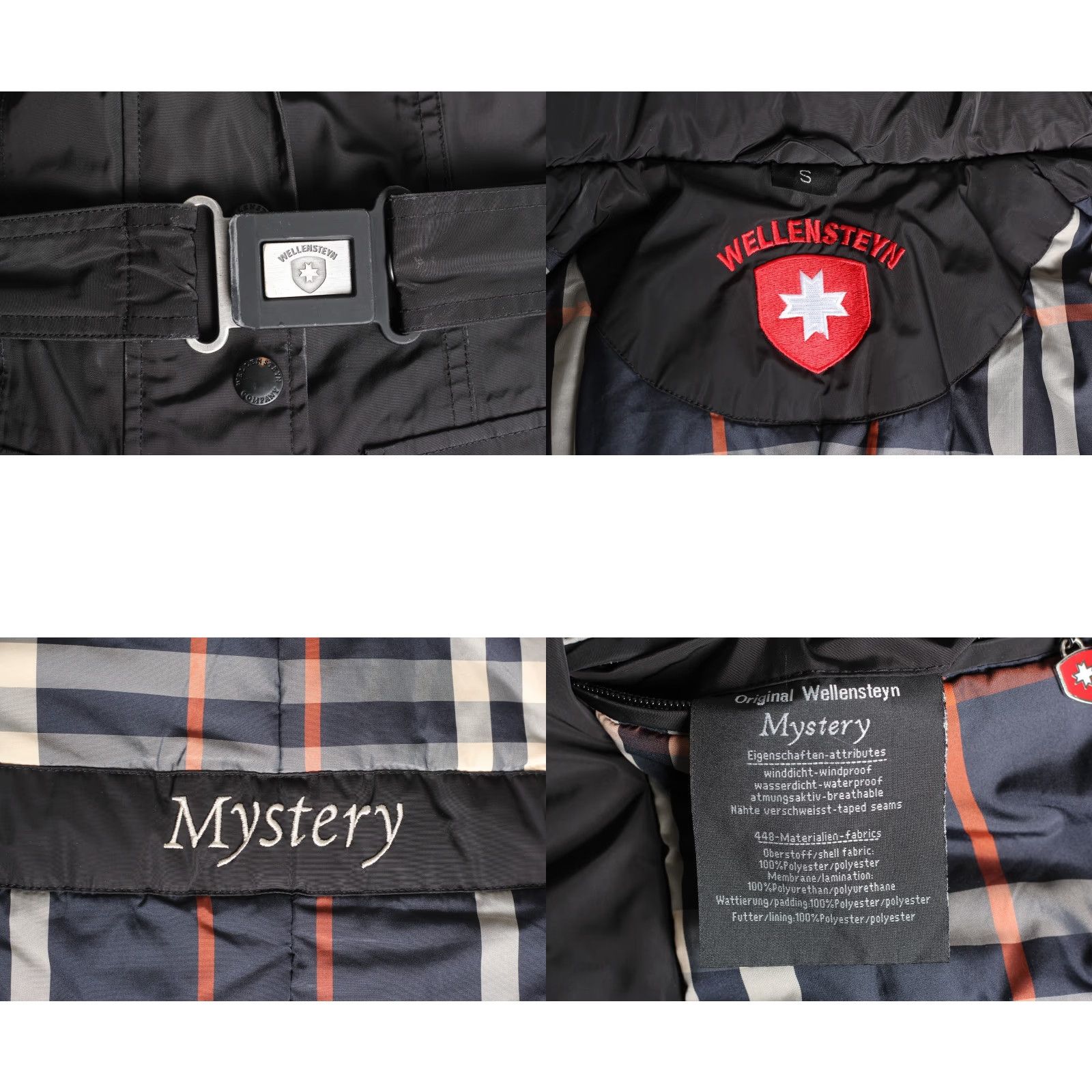 Vintage WELLENSTEYN Mystery Parka Jacket Women S Fur Hooded Belted MJ6380 Size S / US 4 / IT 40 - 8 Thumbnail