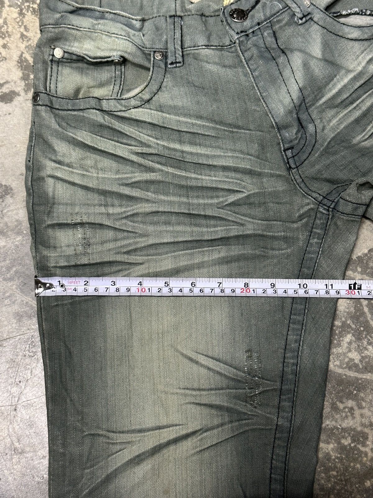 Affliction × FUSAI Rare🔥 Vintage FUSAI Denim Affliction Style Size US 32 / EU 48 - 16 Thumbnail