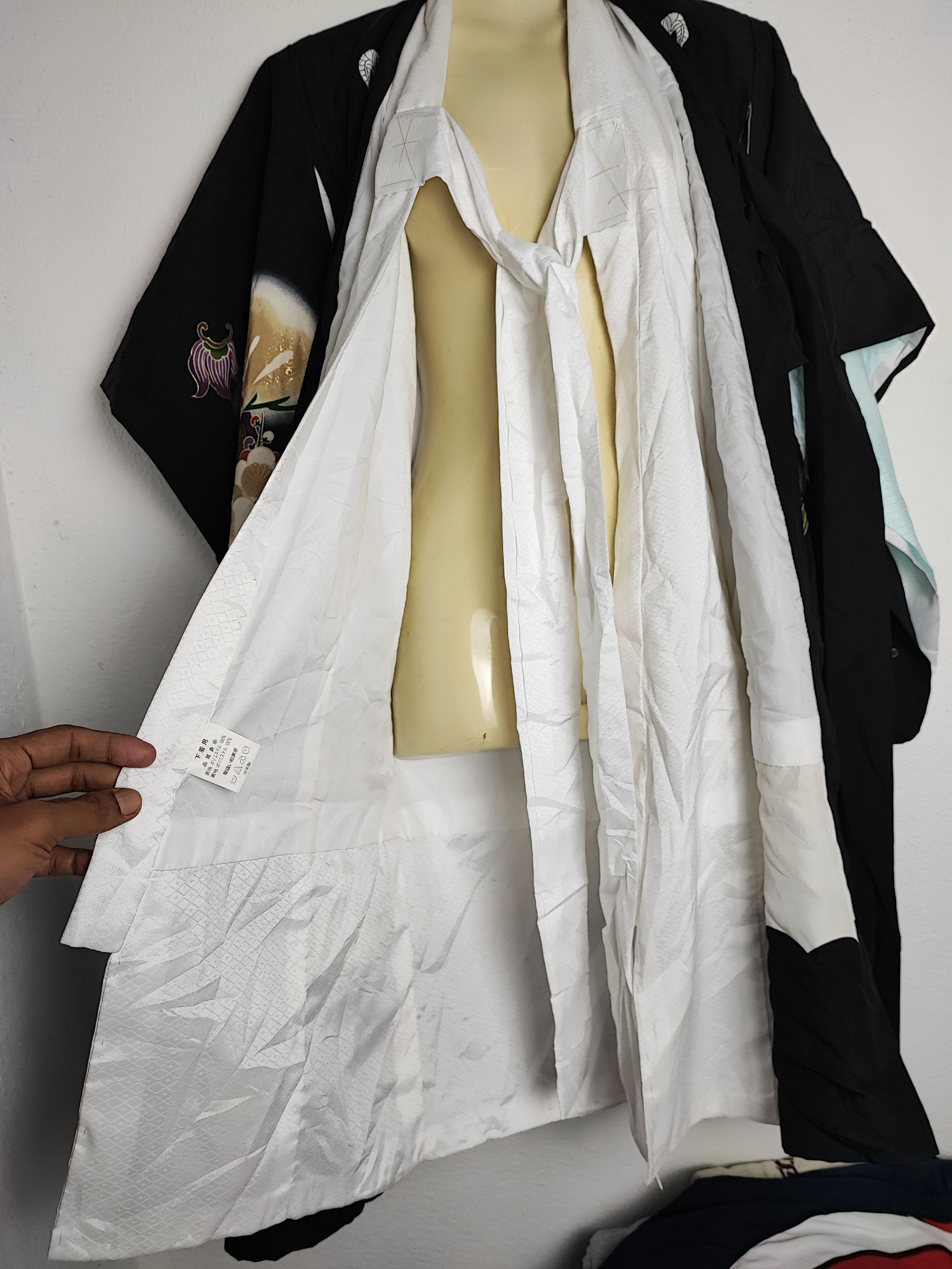 Japanese Brand Sukajan Kimono Silk Phoenix Size XS / US 0-2 / IT 36-38 - 14 Thumbnail