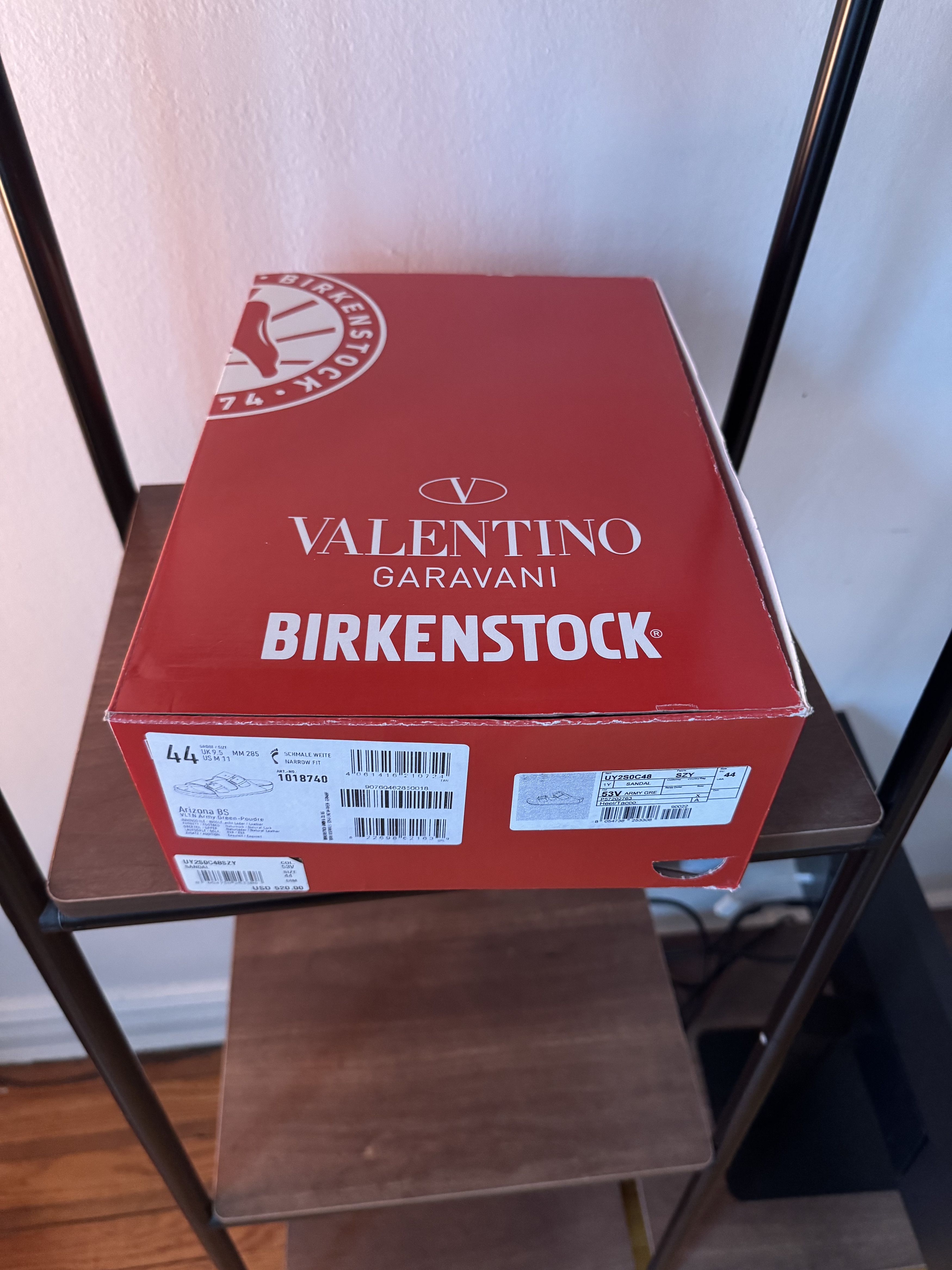 Birkenstock Valentino Garavani x Birkenstock "VLTN" Camo Sandals Size US 11 / EU 44 - 6 Thumbnail