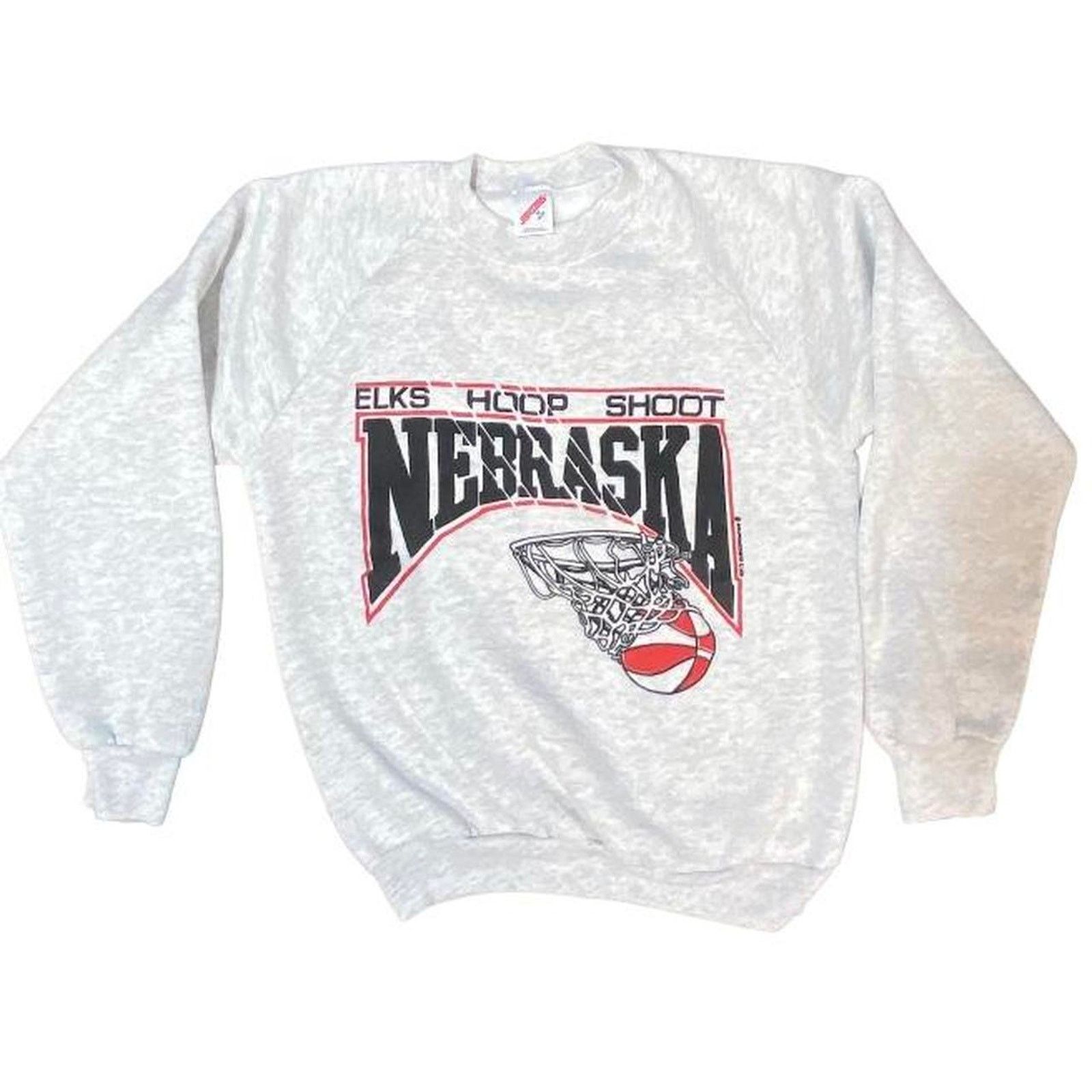 Jerzees 90s grey jerzees nebraska basketball Size US M / EU 48-50 / 2 - 1 Thumbnail
