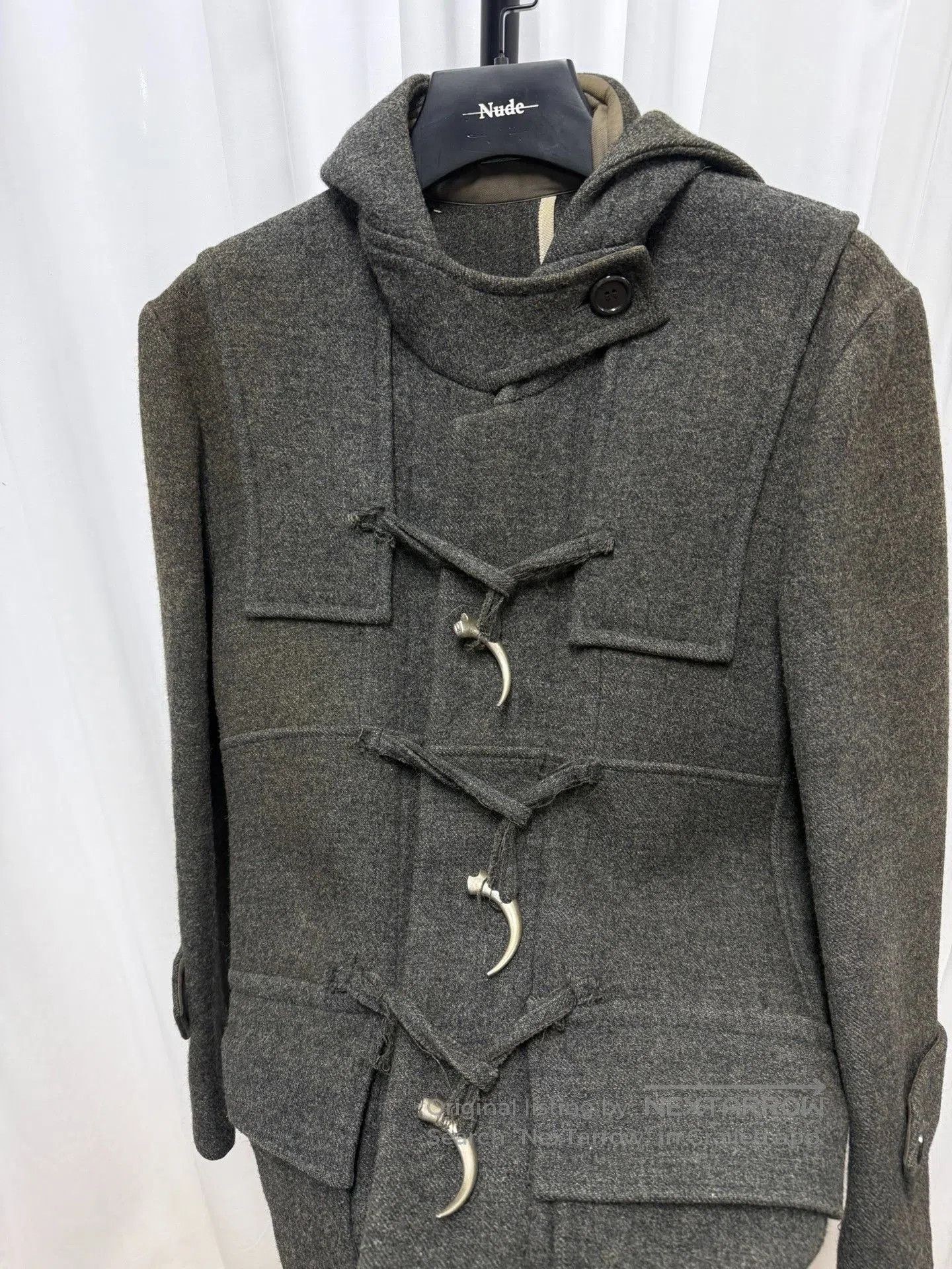 Undercover UNDERCOVER 97AW Metal Buckle Coat. Size US M / EU 48-50 / 2 - 4 Thumbnail