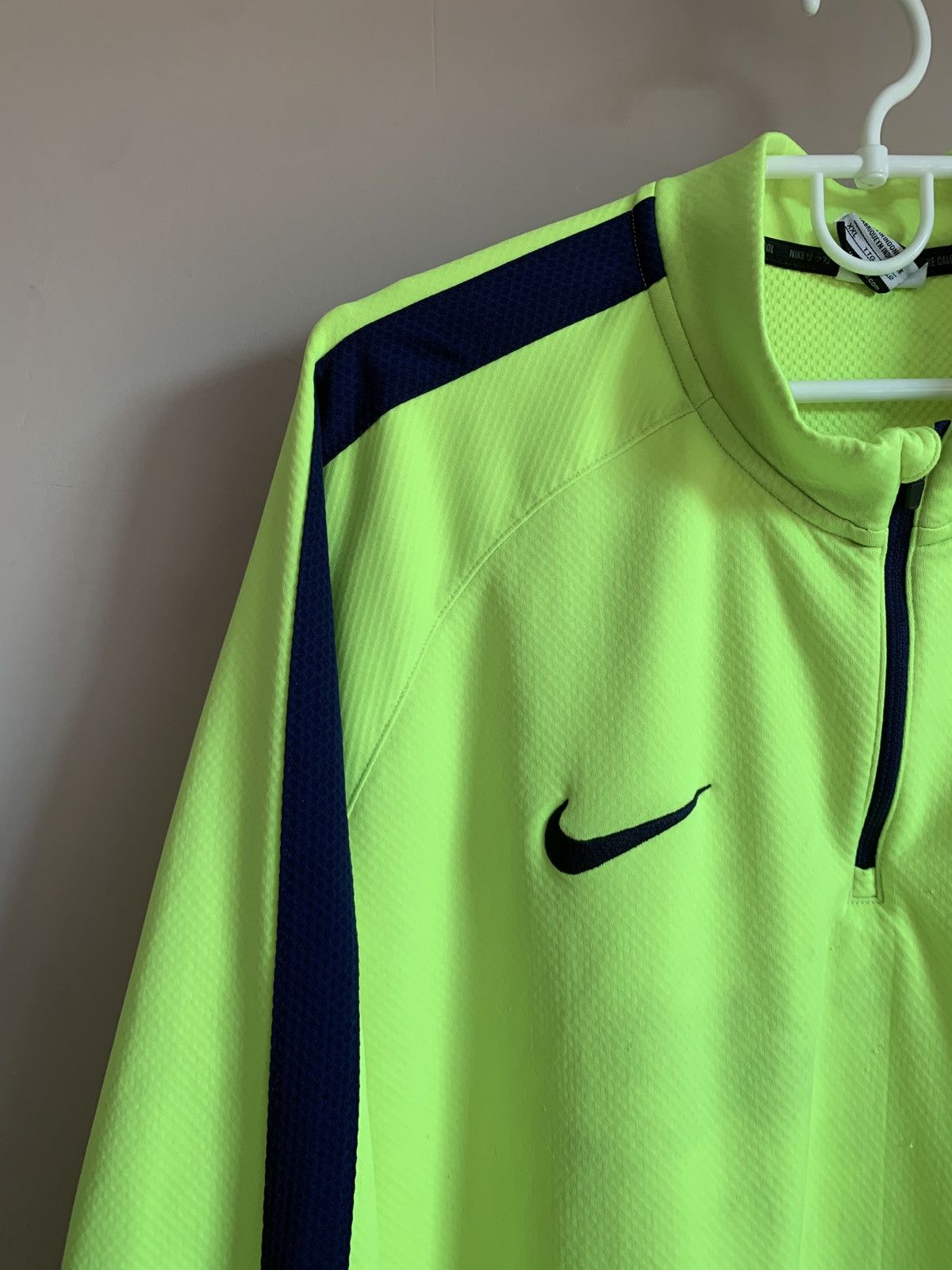 Nike Barcelona 1/3 Zip Football Pullover Sweatshirt Nike Soccer Size US XXL / EU 58 / 5 - 3 Thumbnail