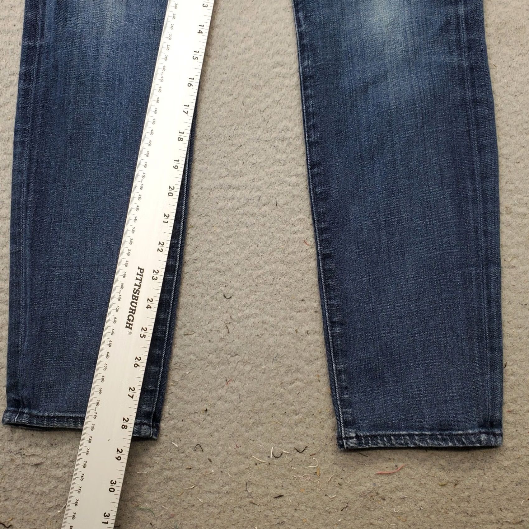 Lucky Brand Lucky Brand Skinny Jeans Womens 4 Blue Denim Hayden Slim Fit 5-Pocket Size 4 27 Inseam 28" Color Blue (Medium Wash) 1990s? Size 27" / US 4 / IT 40 - 4 Thumbnail