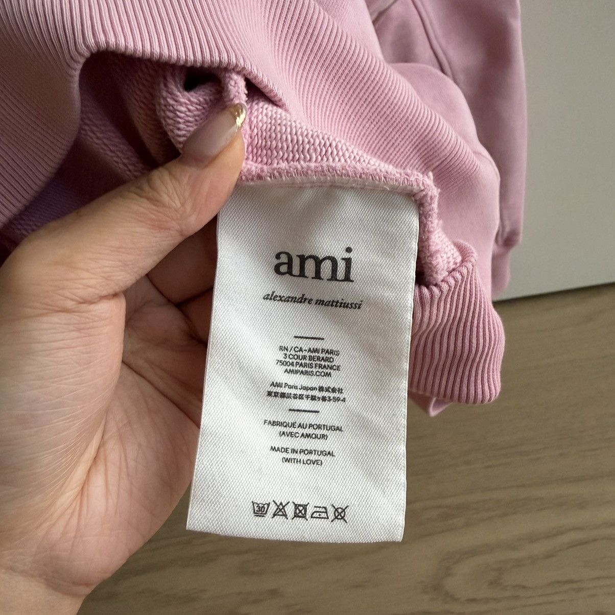 AMI Ami de Couer Pink Hoodie Size XS / US 0-2 / IT 36-38 - 4 Thumbnail