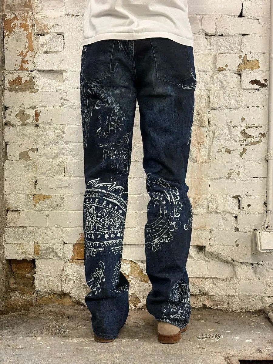 Roberto Cavalli AW2003 Cavalli Navy Blue Presley Ocean Denim Jeans Size US 30 / EU 46 - 4 Thumbnail