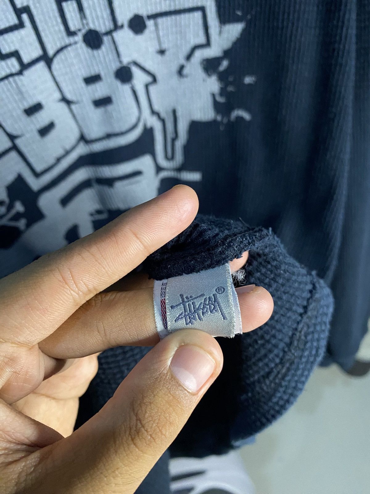 Stussy stussy unity is our force waffle 90’s Size US L / EU 52-54 / 3 - 2 Thumbnail