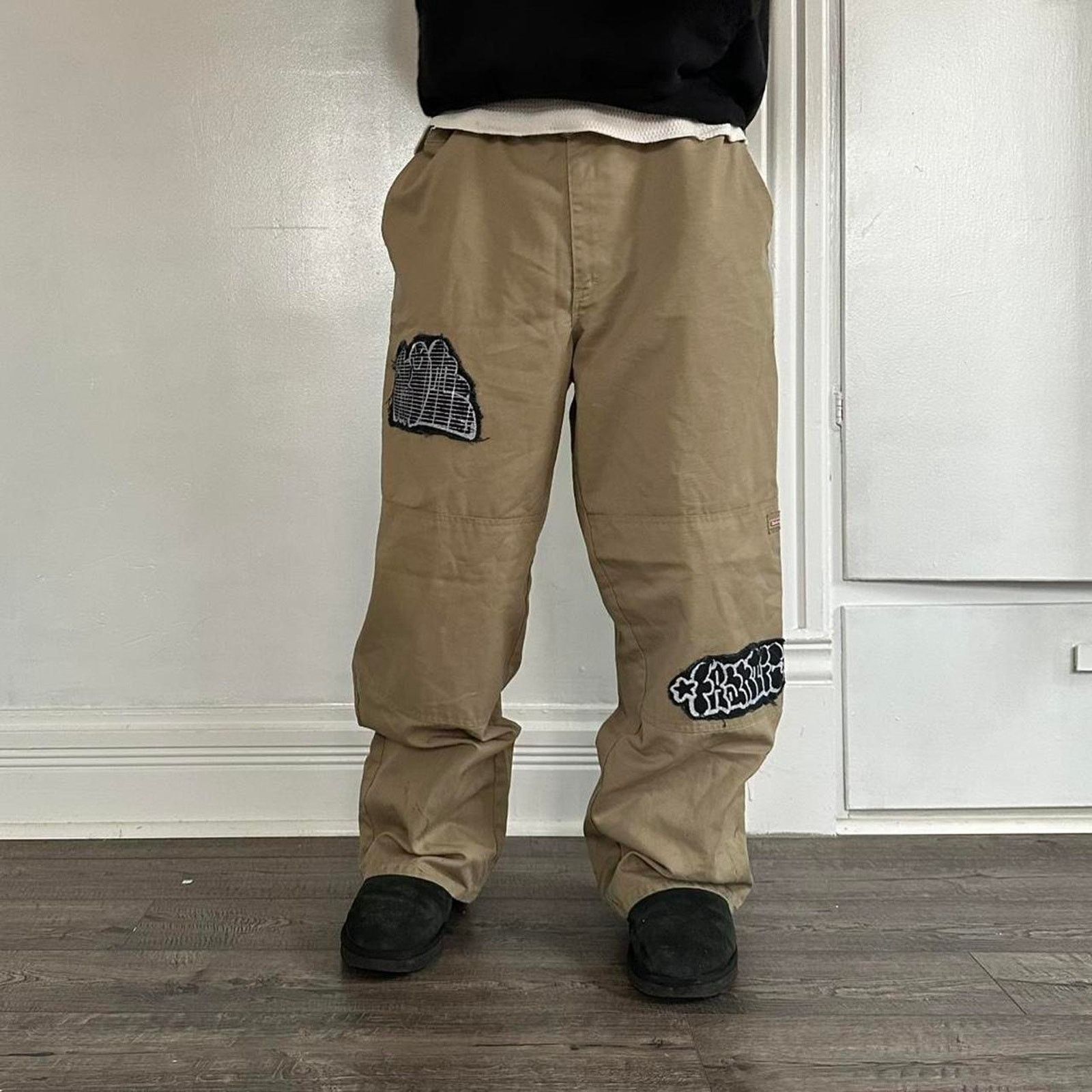 Dickies Frantic Graffiti Ski Skate Baggy Patch Dickies Pant Size US 38 / EU 54 - 2 Thumbnail