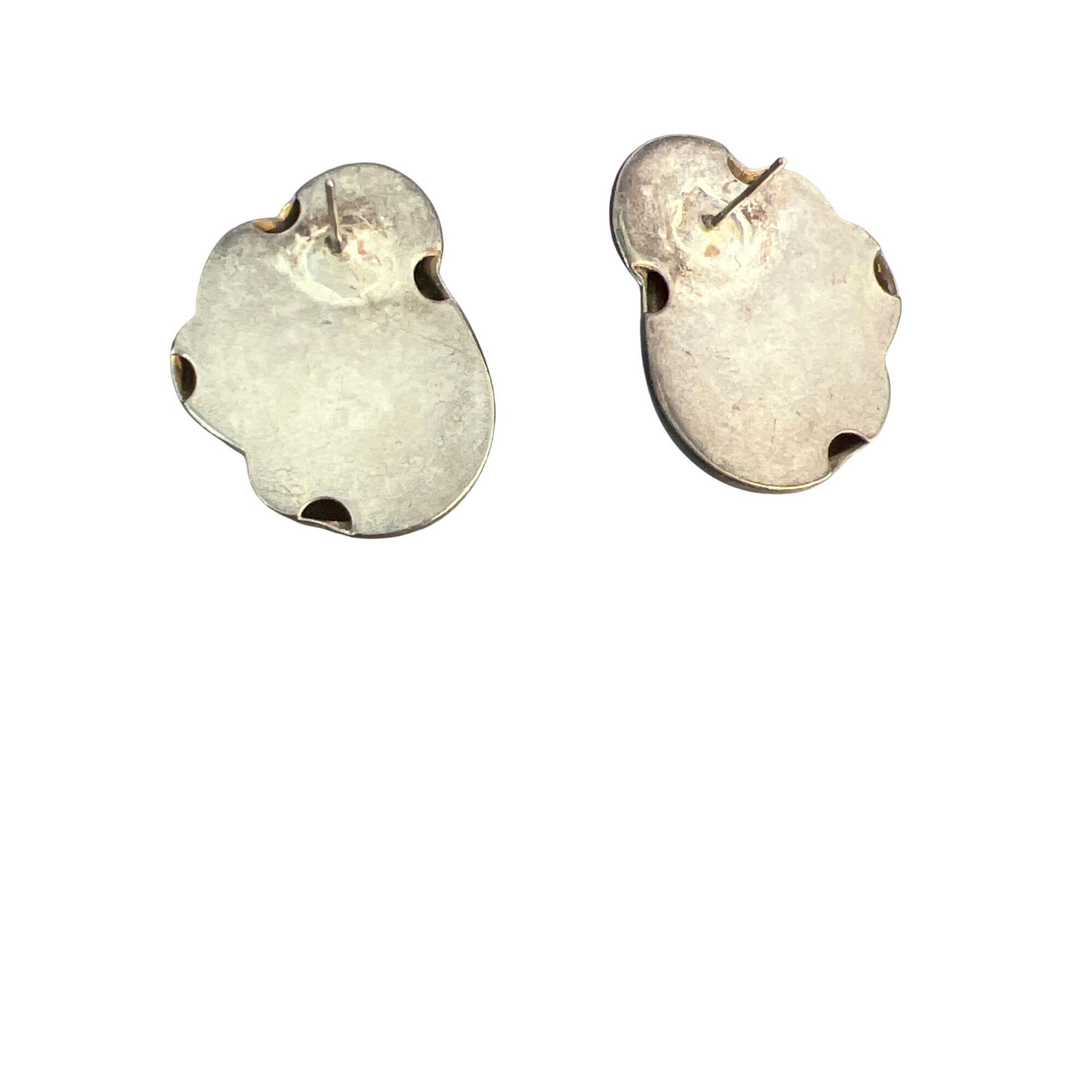 Other Vintage Silver Tone Twisted Knot Statement Earrings Modernis Size ONE SIZE - 3 Thumbnail