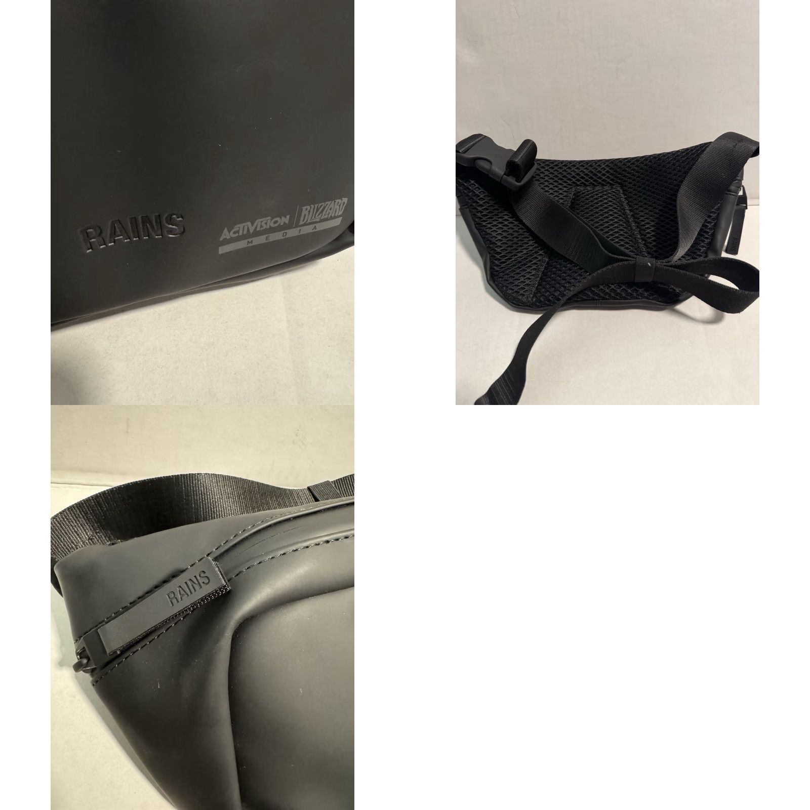 Rains RAINS x Activision Blizzard Waterproof Bum Bag Mini - Black Fannypack Rare! Bum Bag Mini Waterproof Black Fannypack RAINS Activision Blizzard Size ONE SIZE - 9 Thumbnail