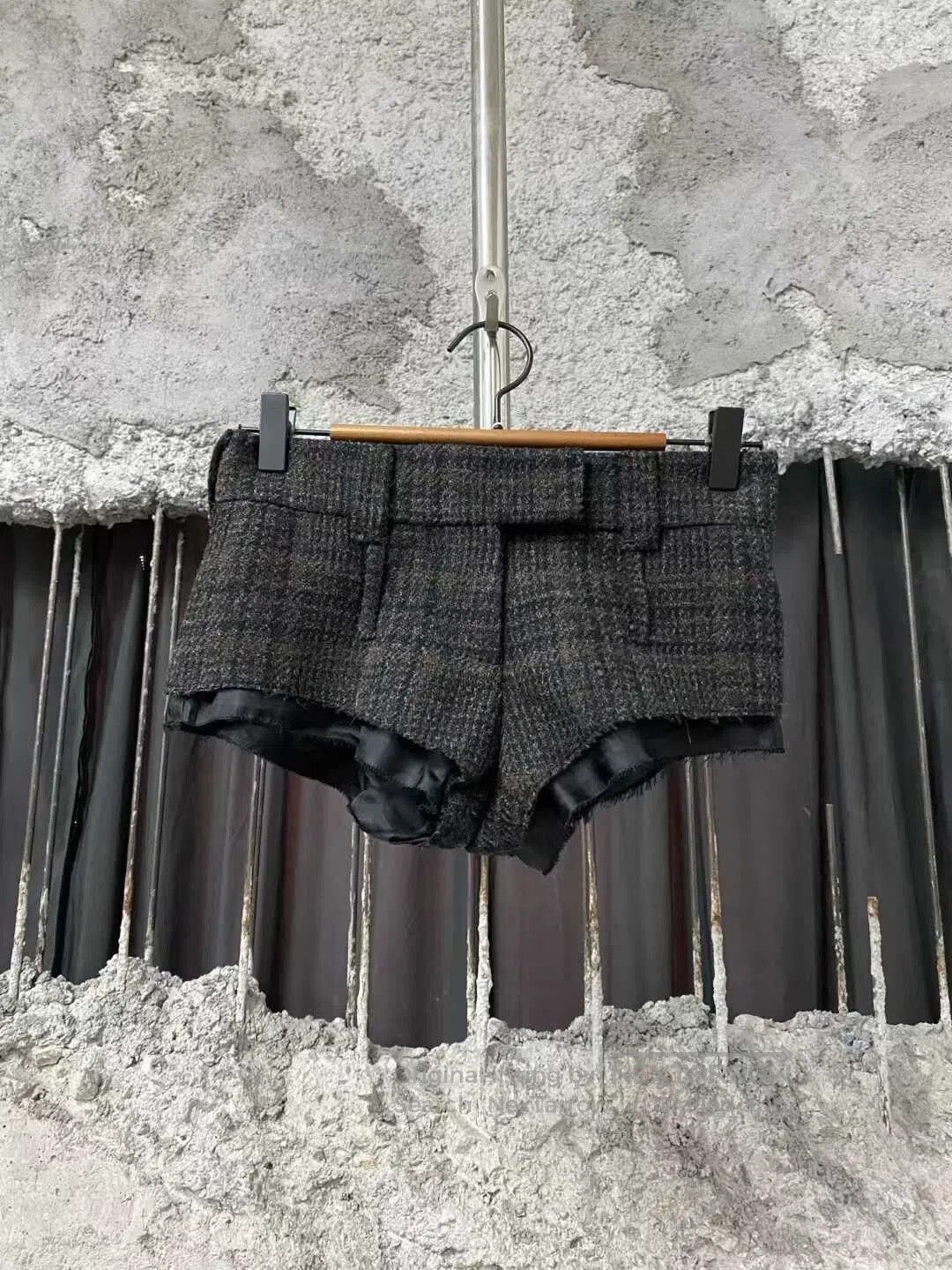 Miu Miu gray plaid shorts by miu miu. Size 35" - 1 Thumbnail