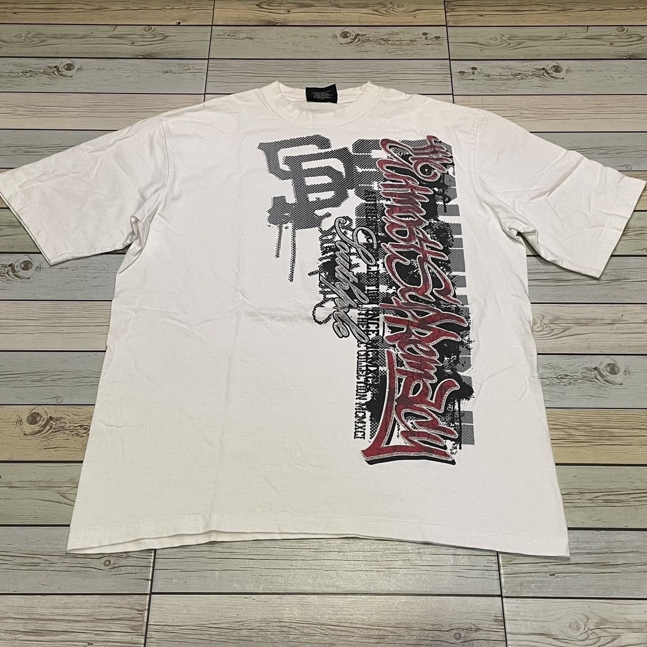 Affliction × Southpole × Tapout Rare Southpole Wings Cross Tee Y2K Affliction Style Size US XL / EU 56 / 4 - 1 Thumbnail