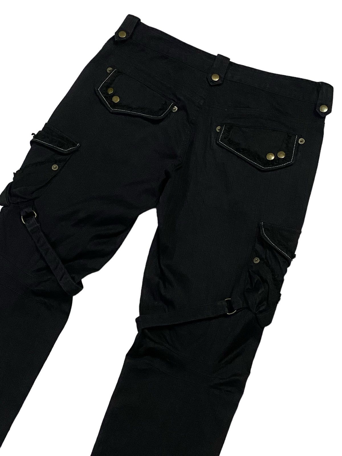 Japanese Brand Japanese brand “APESTIEN” Black Bondage Tactical Cargo Pants Size US 33 - 17 Thumbnail