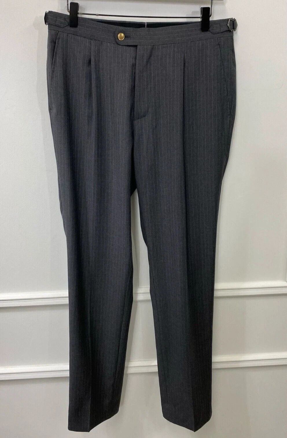 Suitsupply Men Suitsupply Suit La Spalla Grey Double Breasted UK/US32 Size 34S - 6 Thumbnail