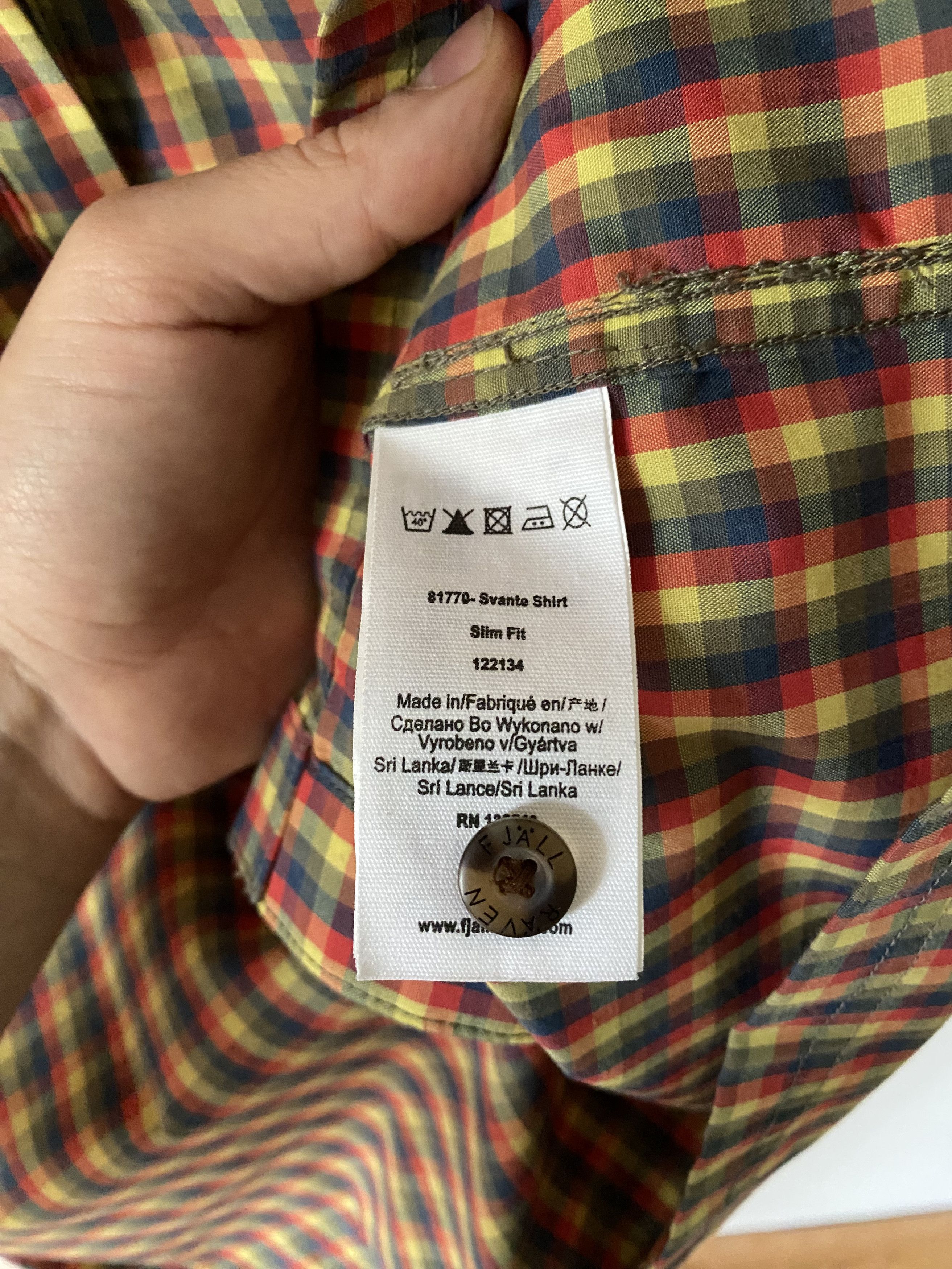 Fjallraven Svante Shirt Slim Fit Size US S / EU 44-46 / 1 - 7 Thumbnail