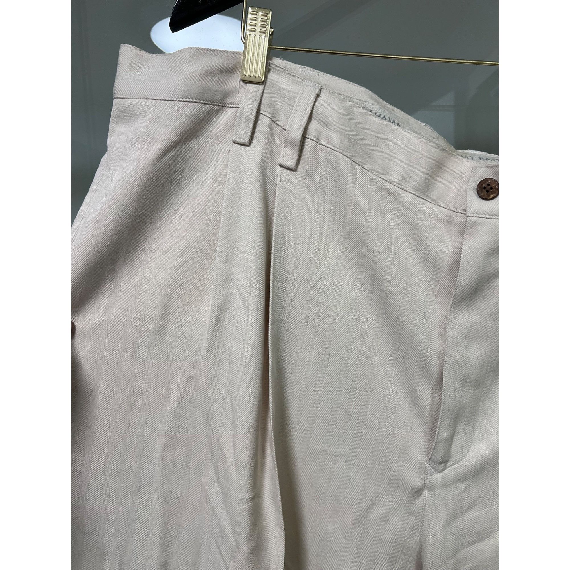 Tommy Bahama Tommy Bahama 100% Silk Pleated Pants - Size 44x30 Size US 44 / EU 60 - 2 Thumbnail