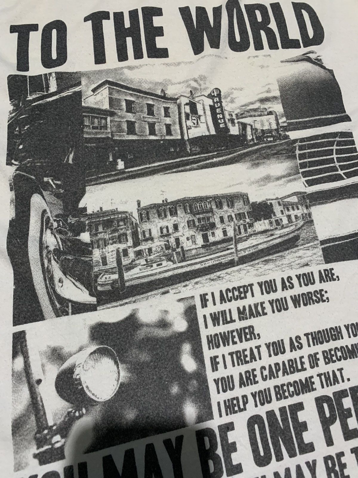 Japanese Brand 2000s Mind Games double layer poem to the world t shirt Size US M / EU 48-50 / 2 - 5 Thumbnail