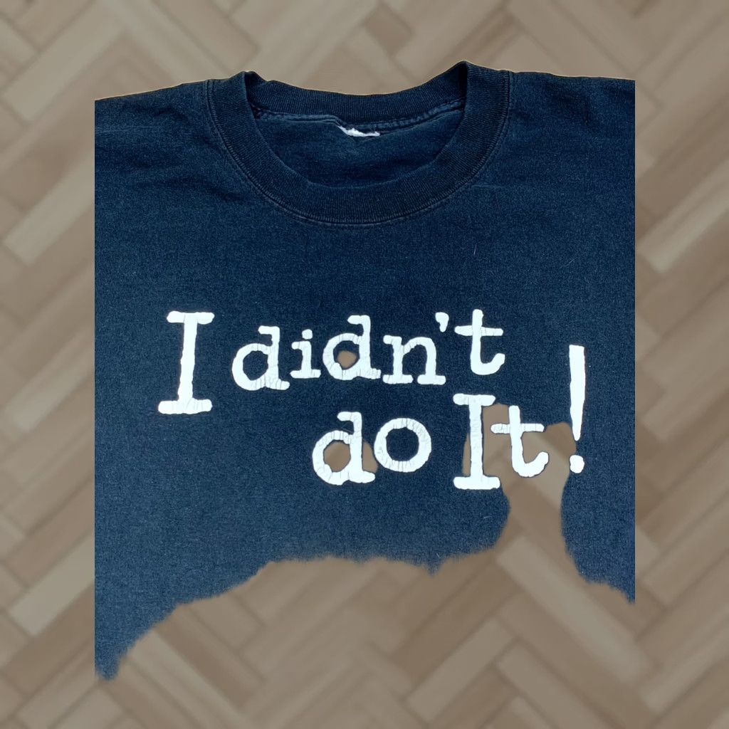 Vintage Vintage I Didn't Do It Shirt Men 2XL Black Y2K Funny Sacarsm 13296 Size US XXL / EU 58 / 5 - 1 Thumbnail