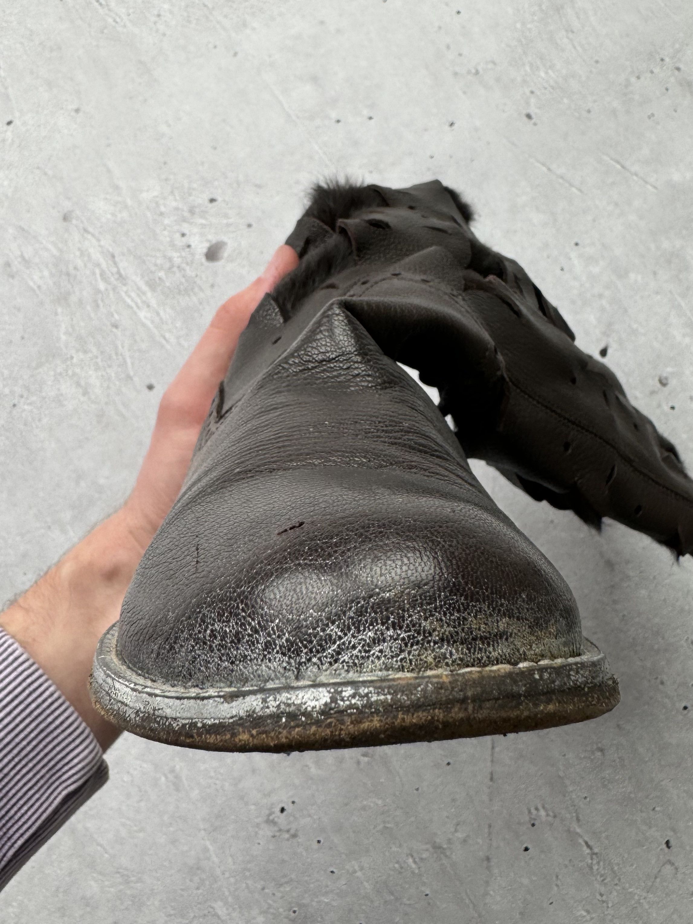 Diesel Diesel Vintage Fur-Leather Boots Size US 7 / IT 37 - 11 Thumbnail