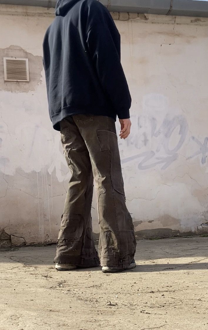Japanese Brand Dual Denim Upcycled Jeans Size US 38 / EU 54 - 3 Thumbnail