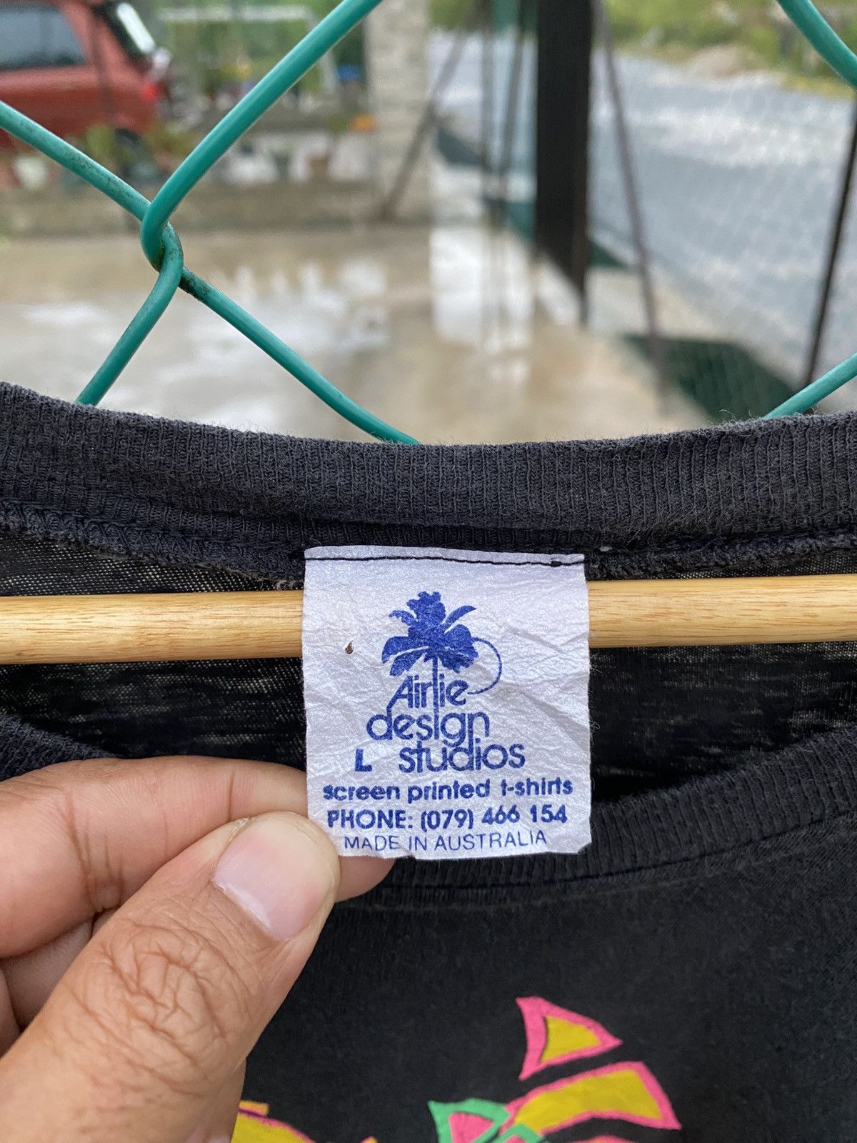 Vintage Vintage 90’s Airlie Design Studio beach club tees Size US L / EU 52-54 / 3 - 6 Thumbnail