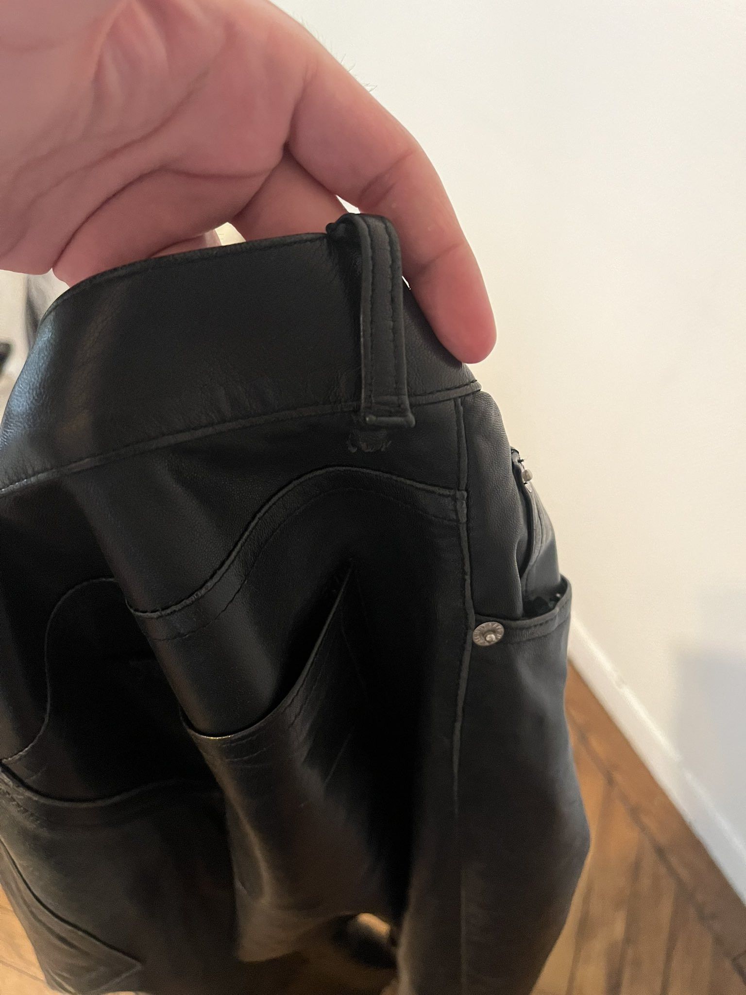 Helmut Lang OG Helmut Lang leather pant (1999) Size US 30 / EU 46 - 10 Thumbnail