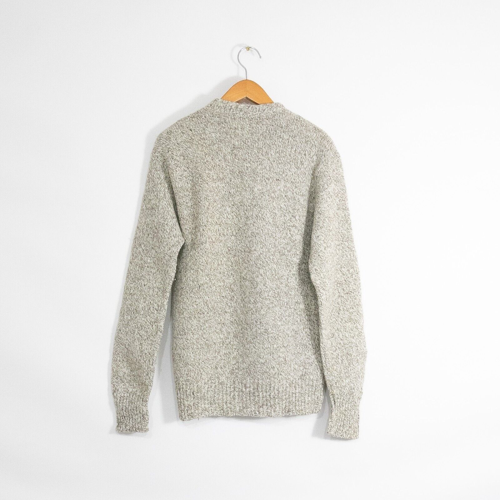 L.L. Bean × Vintage Vintage LL Bean Wool Sweater Mens Small Distressed Speckled Size US S / EU 44-46 / 1 - 6 Thumbnail