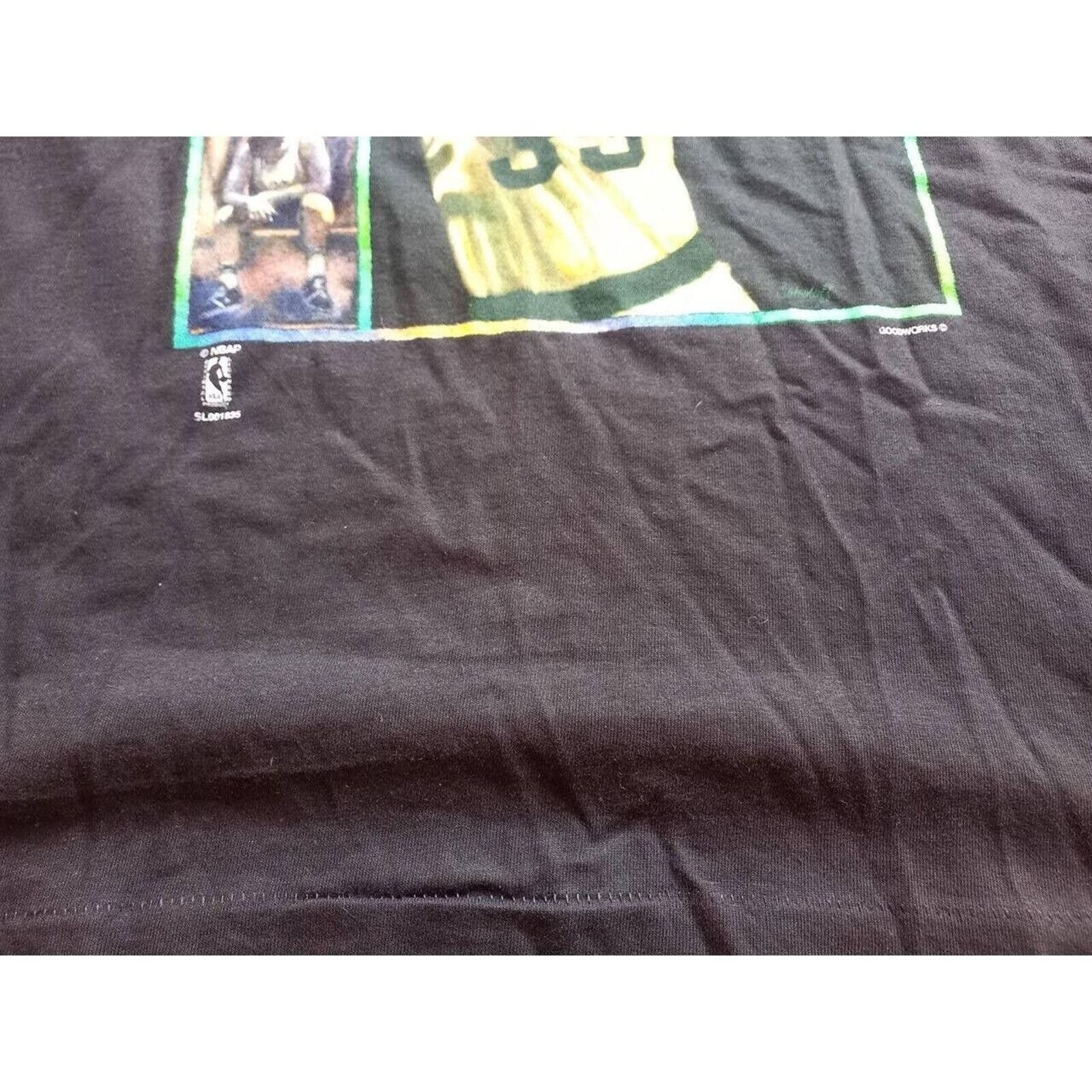 NBA × Salem Sportswear NEW Larry Bird 90s Boston Celtics SALEM Tee M black NBA vtg Size US M / EU 48-50 / 2 - 6 Thumbnail