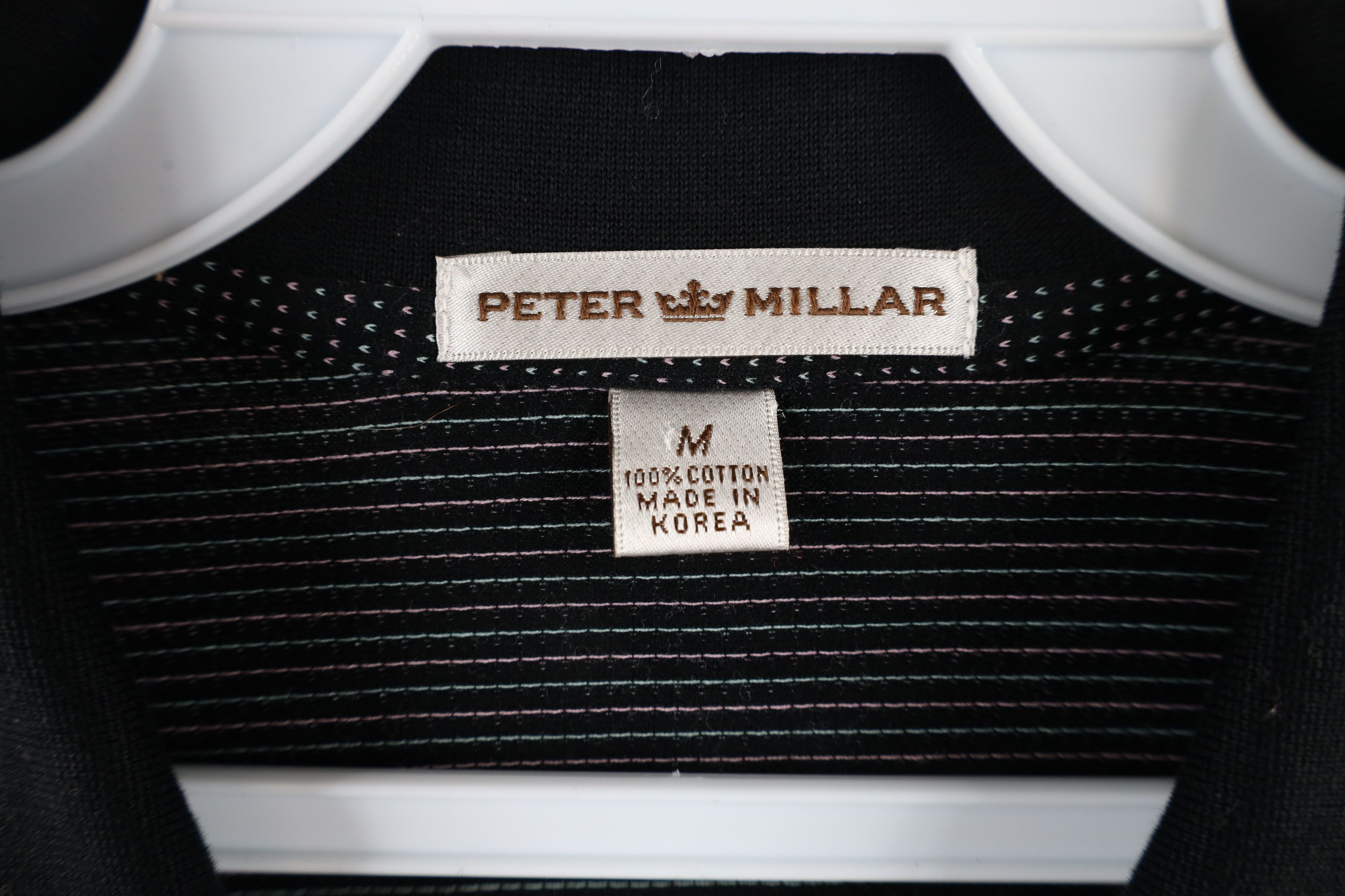 Peter Millar × Vintage Peter Millar Knit Short Sleeve Collared Golf Polo Shirt Size US M / EU 48-50 / 2 - 4 Thumbnail