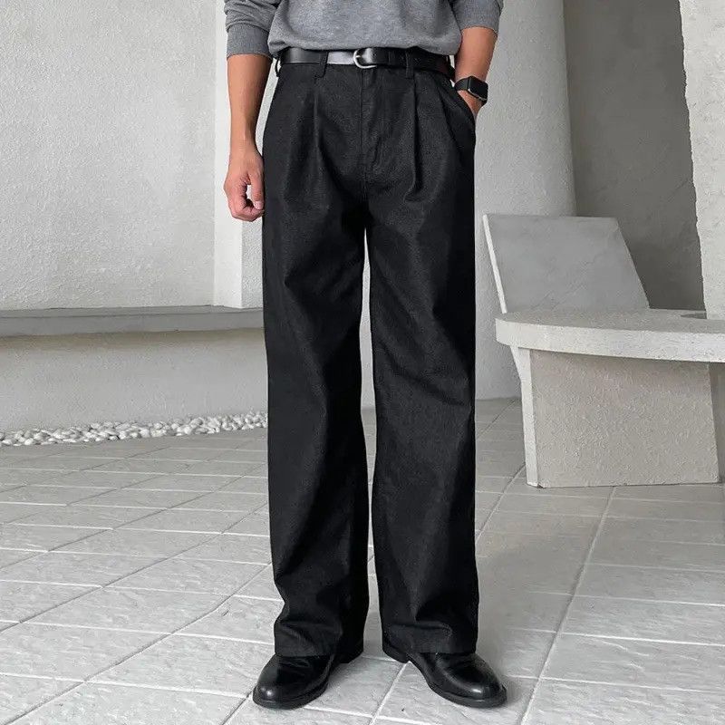 Japanese Brand Retro high street straight leg wide leg casual jeans Size US 32 / EU 48 - 6 Thumbnail
