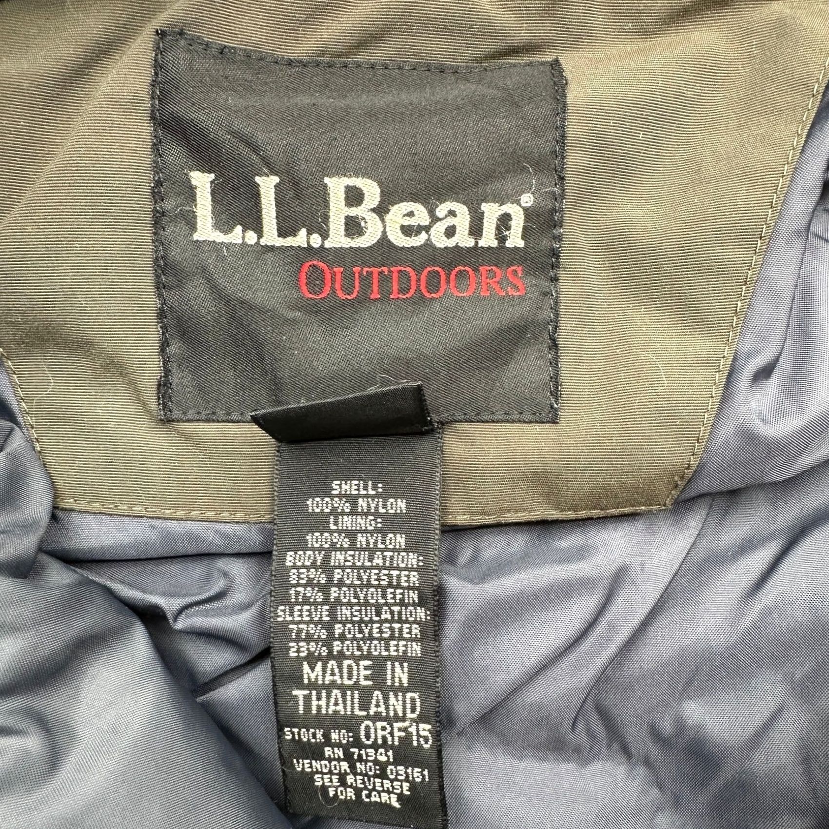 Vintage VINTAGE L.L. Bean Rugged Ridge Parka Jacket Mens Large Brown Hooded Insulated Thinsulate Long Coat Size US L / EU 52-54 / 3 - 3 Thumbnail